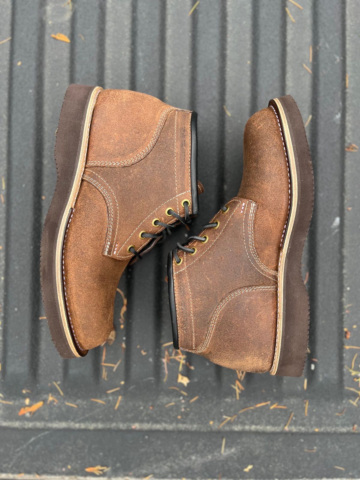 Photo by kendiamond on October 1, 2023 of the Ken Diamond 1/2 Cut in Horween Kudu Chromexcel.