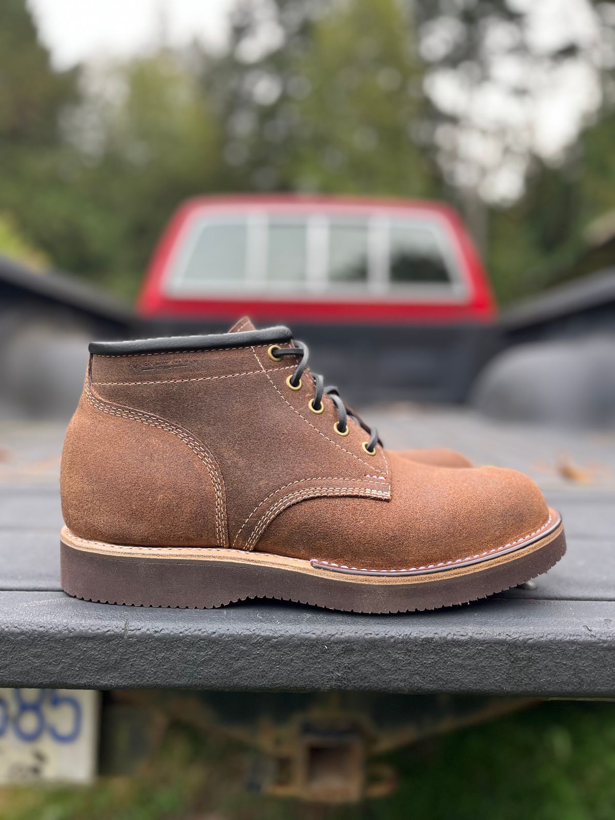 Photo by kendiamond on October 1, 2023 of the Ken Diamond 1/2 Cut in Horween Kudu Chromexcel.