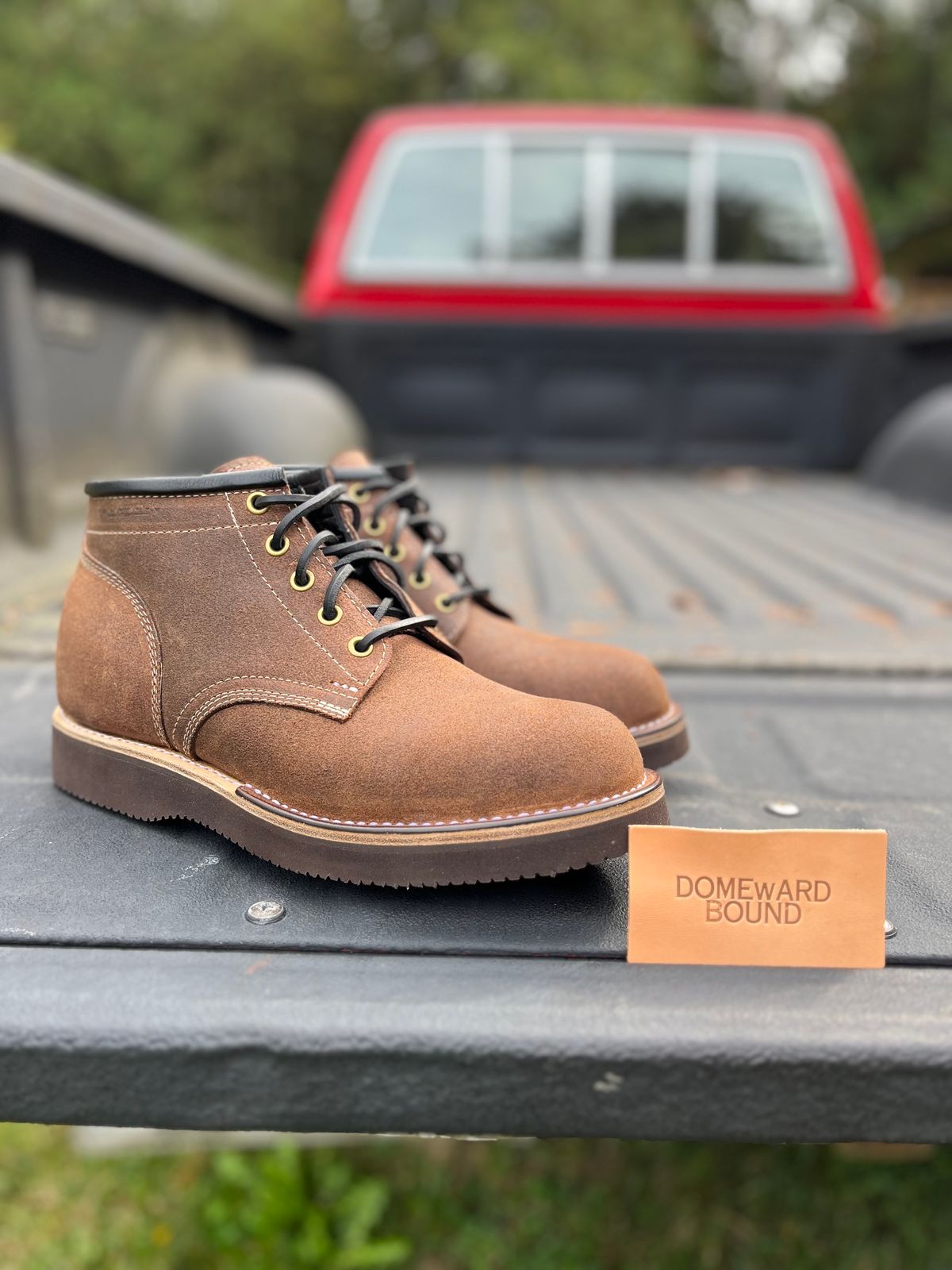 Photo by kendiamond on October 1, 2023 of the Ken Diamond 1/2 Cut in Horween Kudu Chromexcel.