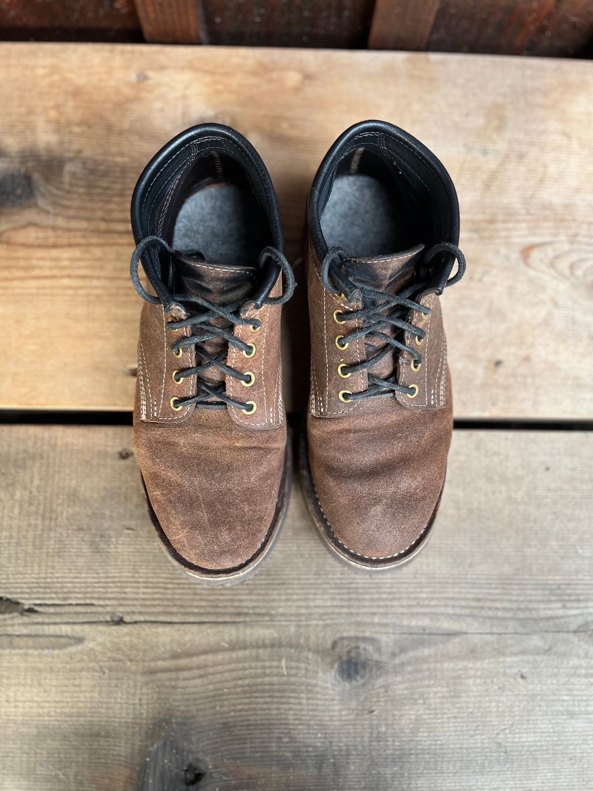 Photo by kendiamond on November 1, 2023 of the Ken Diamond 1/2 Cut in Horween Kudu Chromexcel.