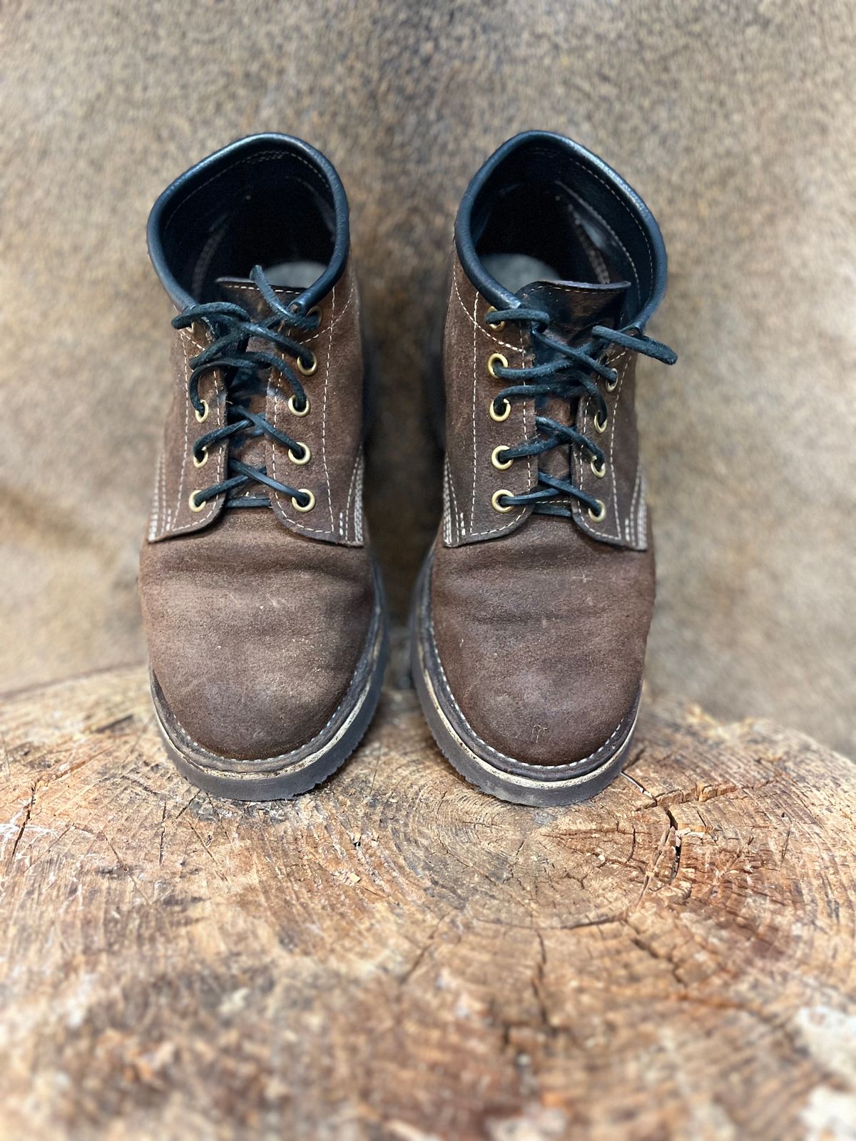 Photo by kendiamond on December 2, 2023 of the Ken Diamond 1/2 Cut in Horween Kudu Chromexcel.