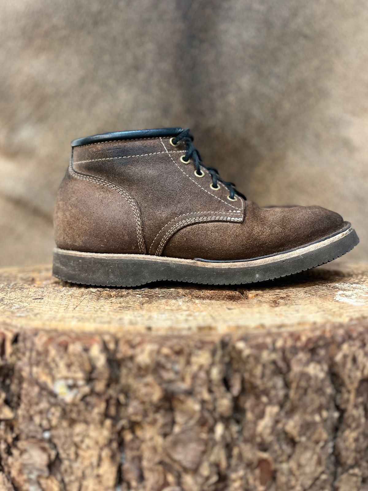 Photo by kendiamond on December 2, 2023 of the Ken Diamond 1/2 Cut in Horween Kudu Chromexcel.
