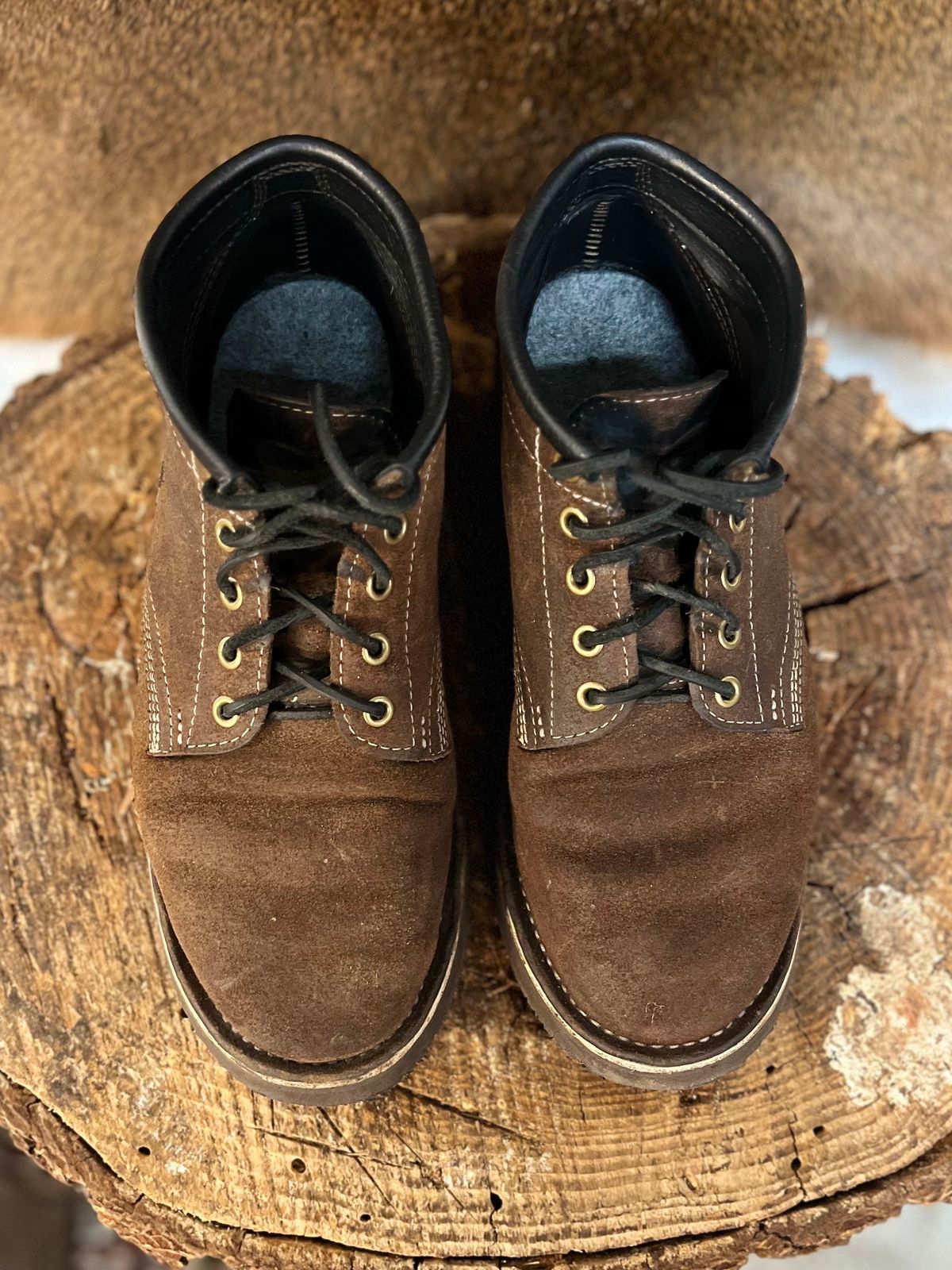 Photo by kendiamond on December 2, 2023 of the Ken Diamond 1/2 Cut in Horween Kudu Chromexcel.