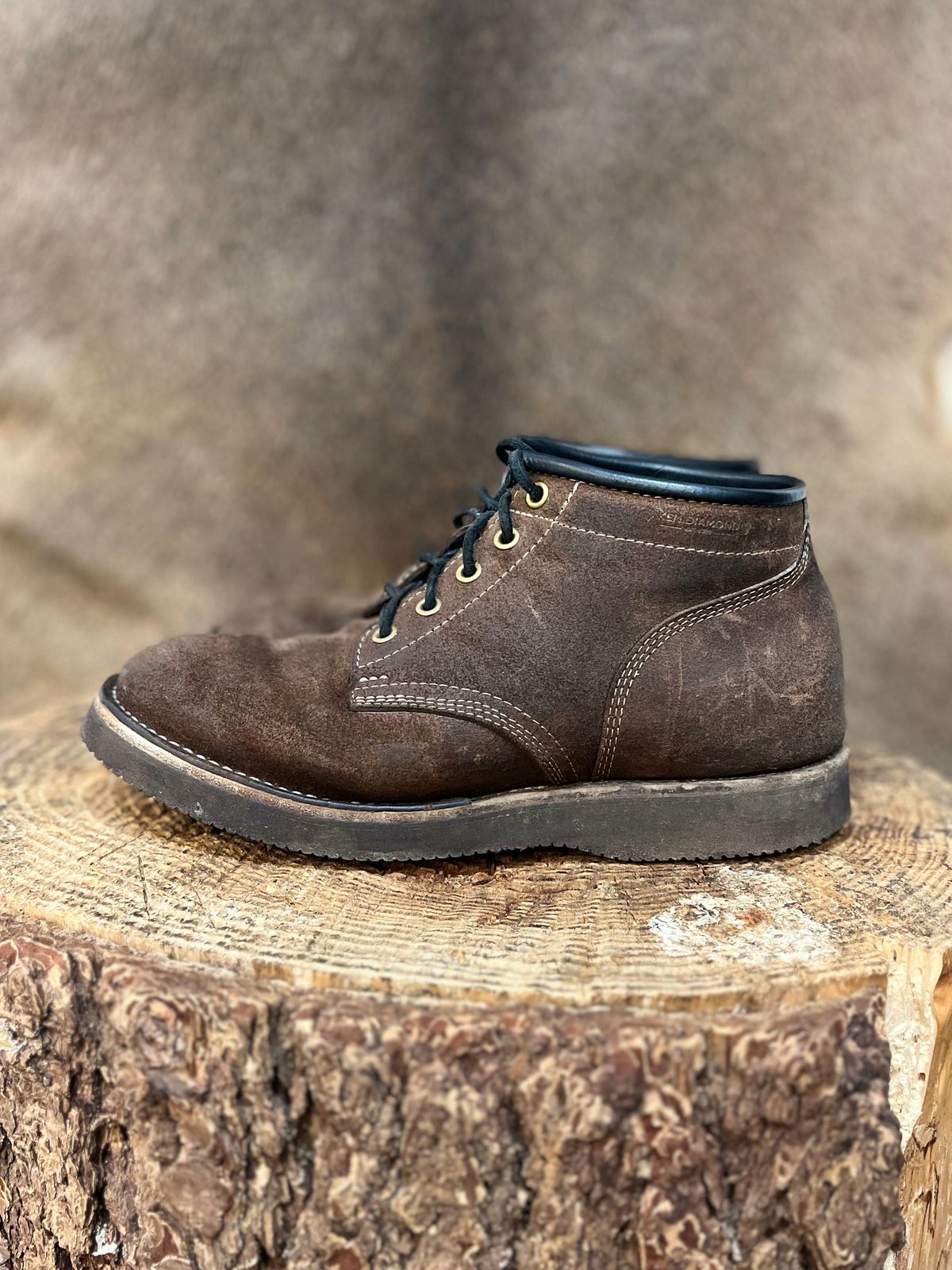 Photo by kendiamond on January 4, 2024 of the Ken Diamond 1/2 Cut in Horween Kudu Chromexcel.