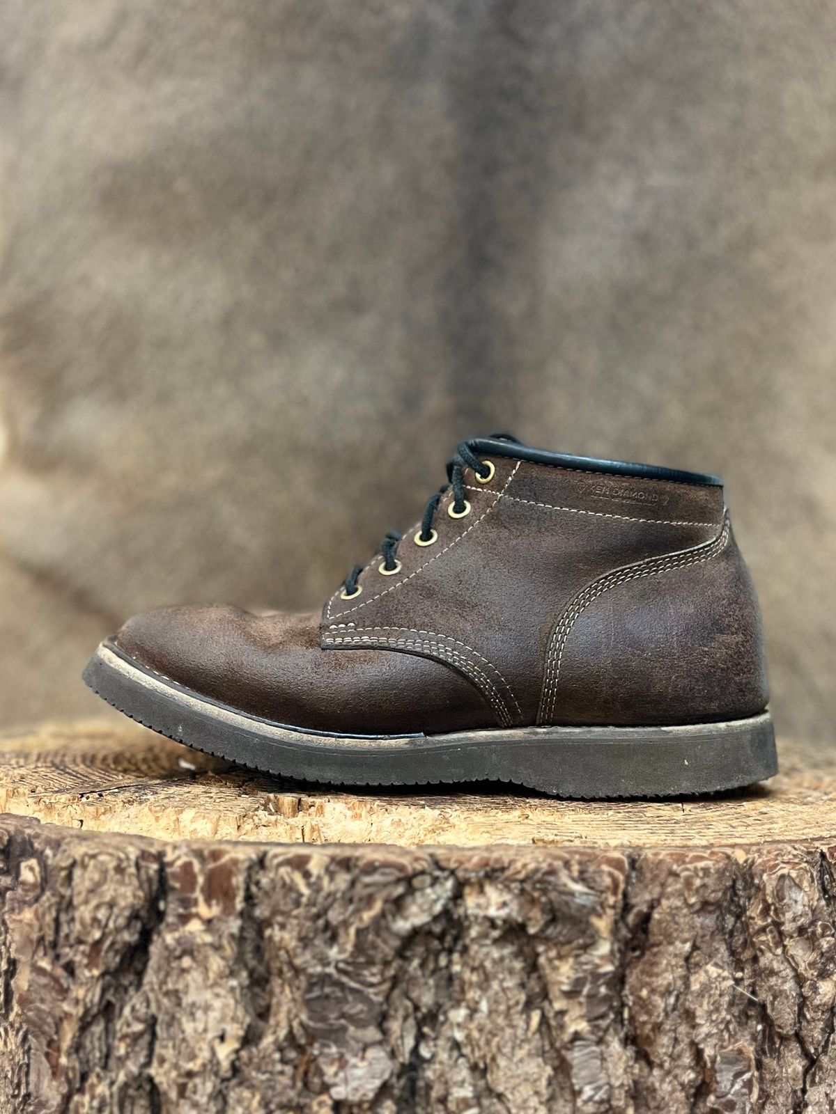 Photo by kendiamond on February 5, 2024 of the Ken Diamond 1/2 Cut in Horween Kudu Chromexcel.