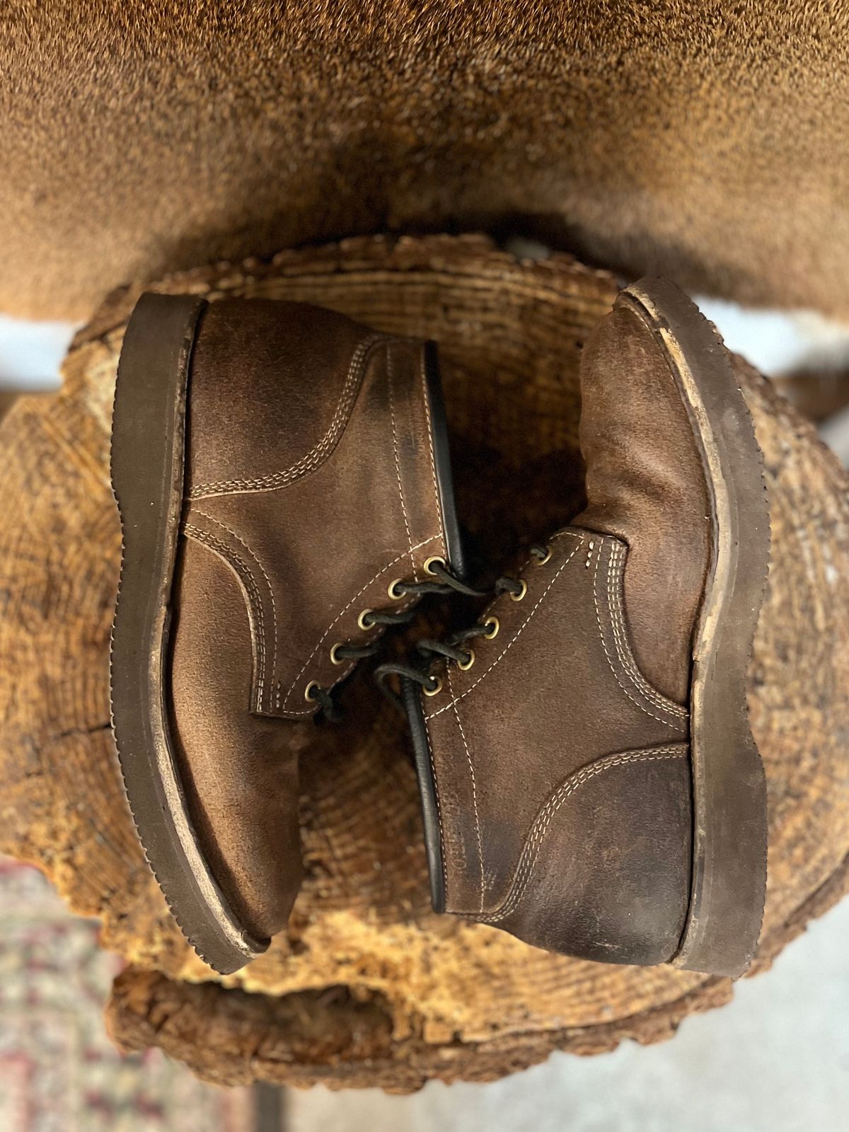 Photo by kendiamond on February 5, 2024 of the Ken Diamond 1/2 Cut in Horween Kudu Chromexcel.