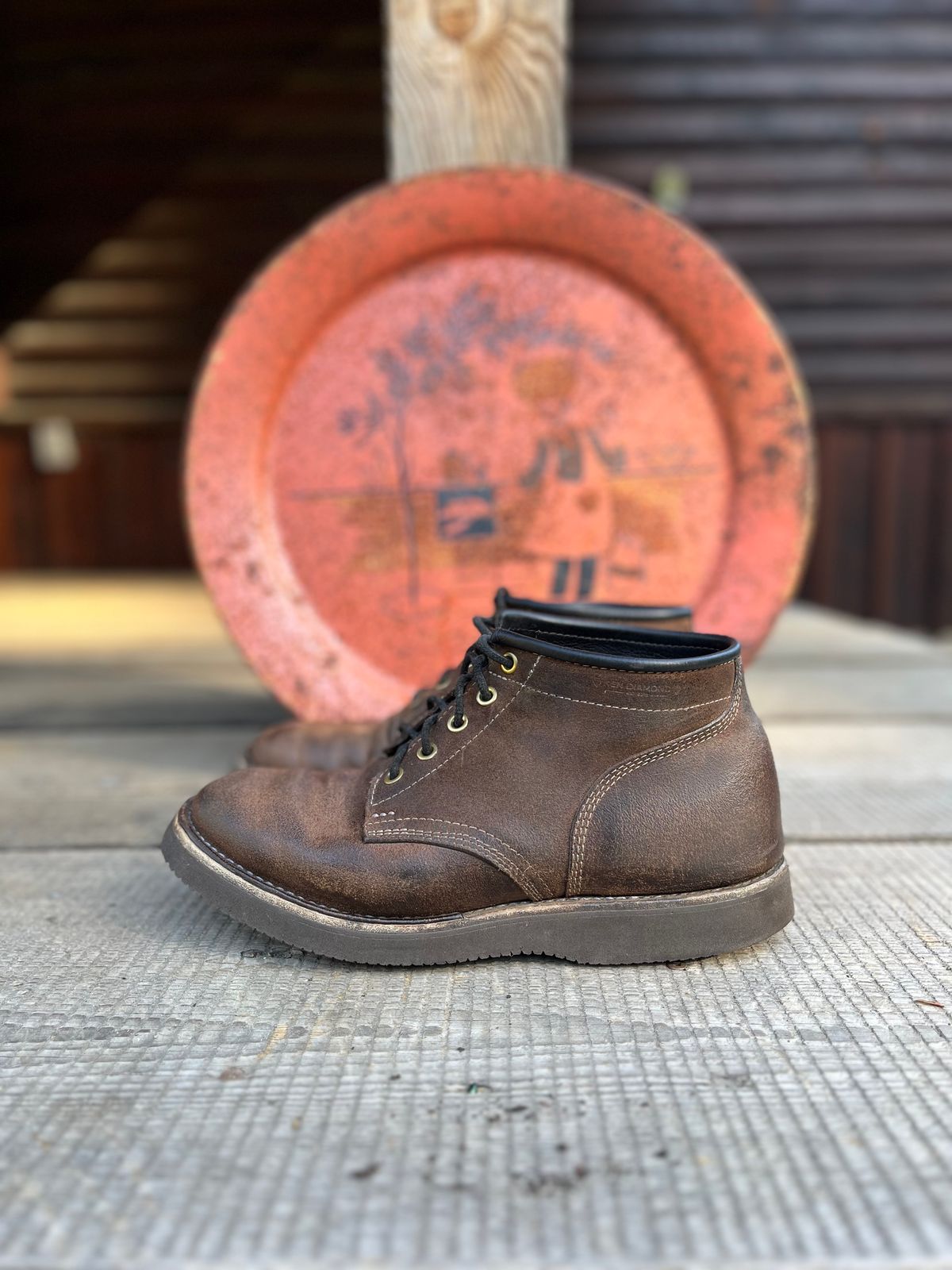 Photo by kendiamond on April 5, 2024 of the Ken Diamond 1/2 Cut in Horween Kudu Chromexcel.