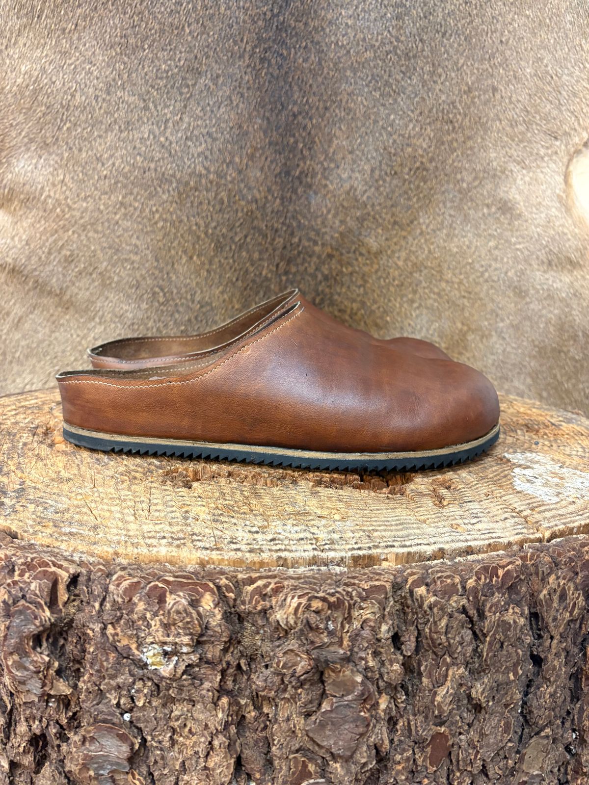 Photo by kendiamond on December 2, 2025 of the Ken Diamond Slipper in Horween Tan Latigo.