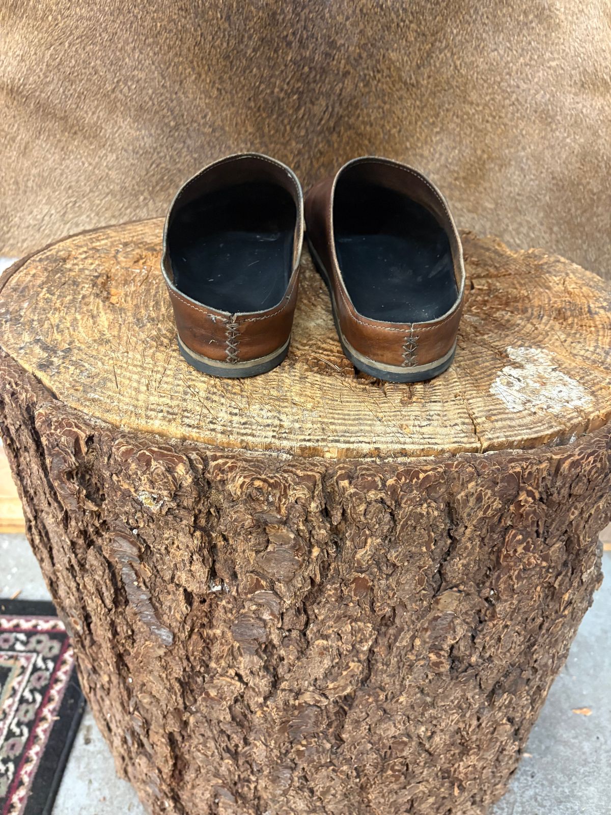Photo by kendiamond on February 3, 2026 of the Ken Diamond Slipper in Horween Tan Latigo.
