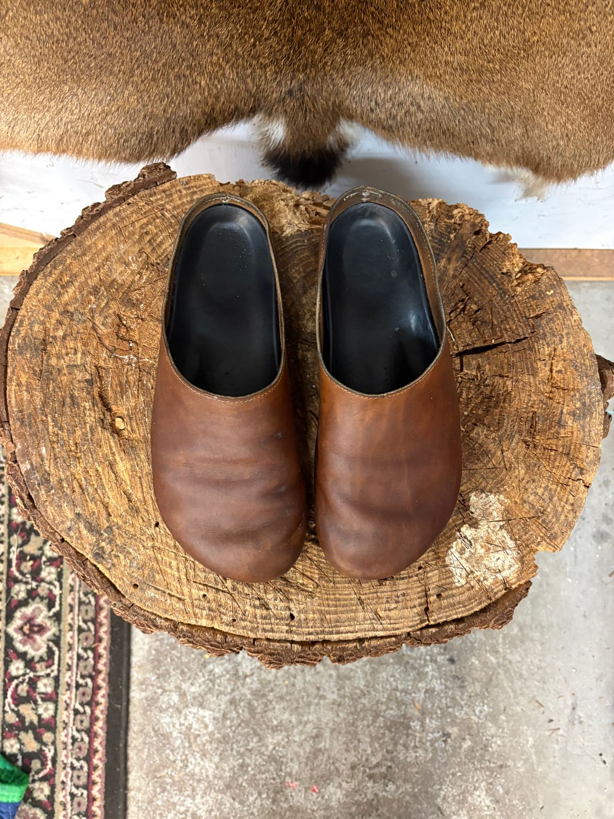 Photo by kendiamond on February 3, 2026 of the Ken Diamond Slipper in Horween Tan Latigo.