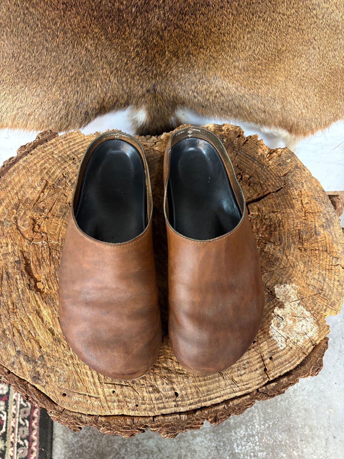 Photo by kendiamond on March 5, 2026 of the Ken Diamond Slipper in Horween Tan Latigo.