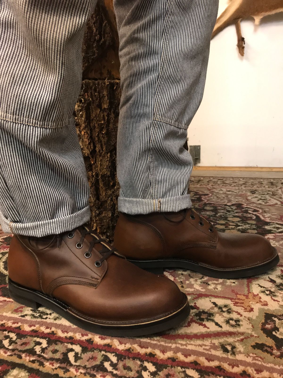 Photo by kendiamond on November 1, 2022 of the Ken Diamond Unlisted Model in S.B. Foot Amber Harness.