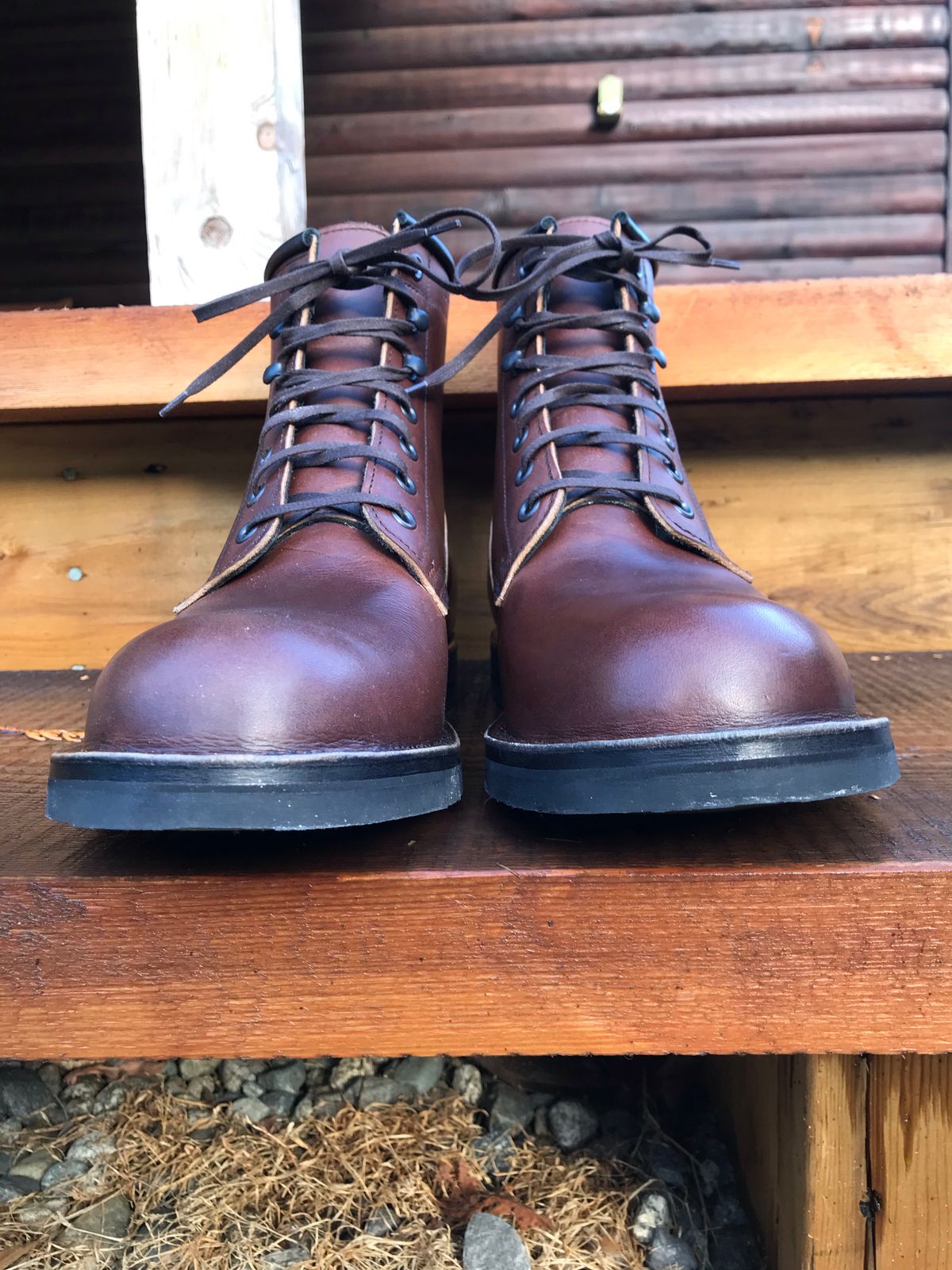 Photo by kendiamond on November 1, 2022 of the Ken Diamond Unlisted Model in S.B. Foot Amber Harness.