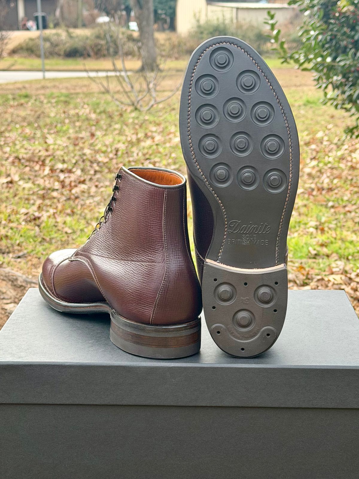 Photo by itsyaboisqueak on January 22, 2026 of the Viberg Navvy in Annonay Brandy Alcazar Calf.