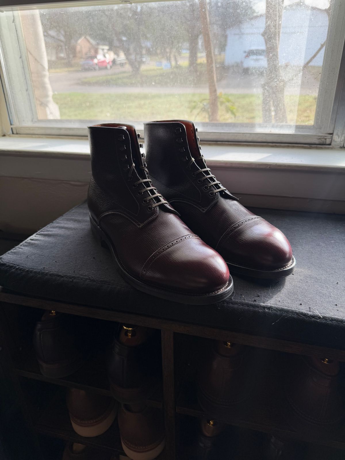 Photo by itsyaboisqueak on February 19, 2026 of the Viberg Navvy in Annonay Brandy Alcazar Calf.