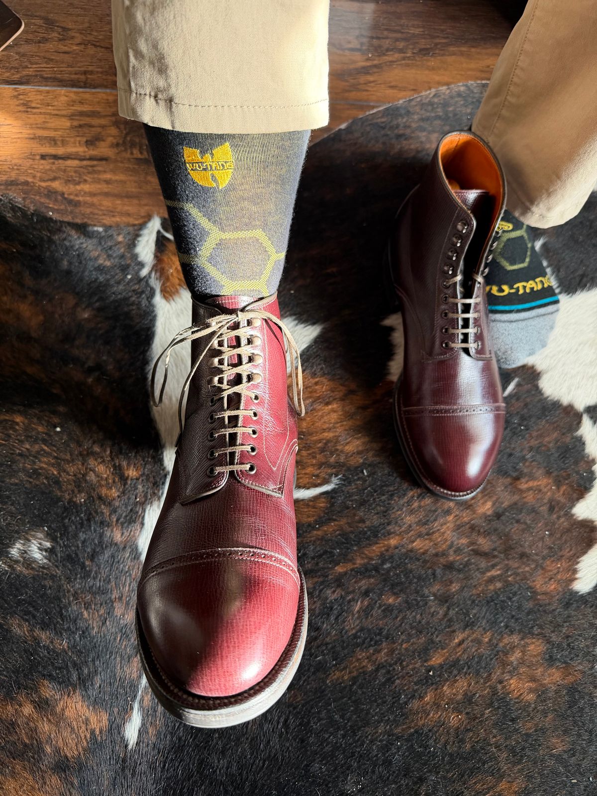 Photo by itsyaboisqueak on February 19, 2026 of the Viberg Navvy in Annonay Brandy Alcazar Calf.