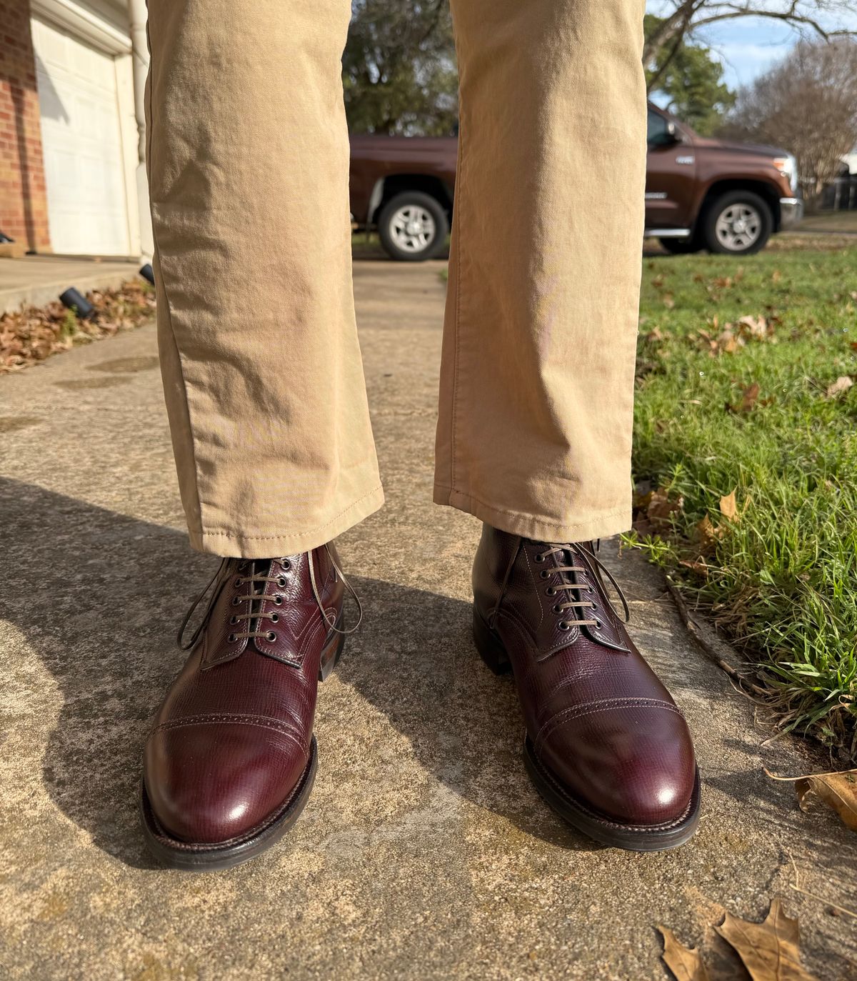 Photo by itsyaboisqueak on February 19, 2026 of the Viberg Navvy in Annonay Brandy Alcazar Calf.