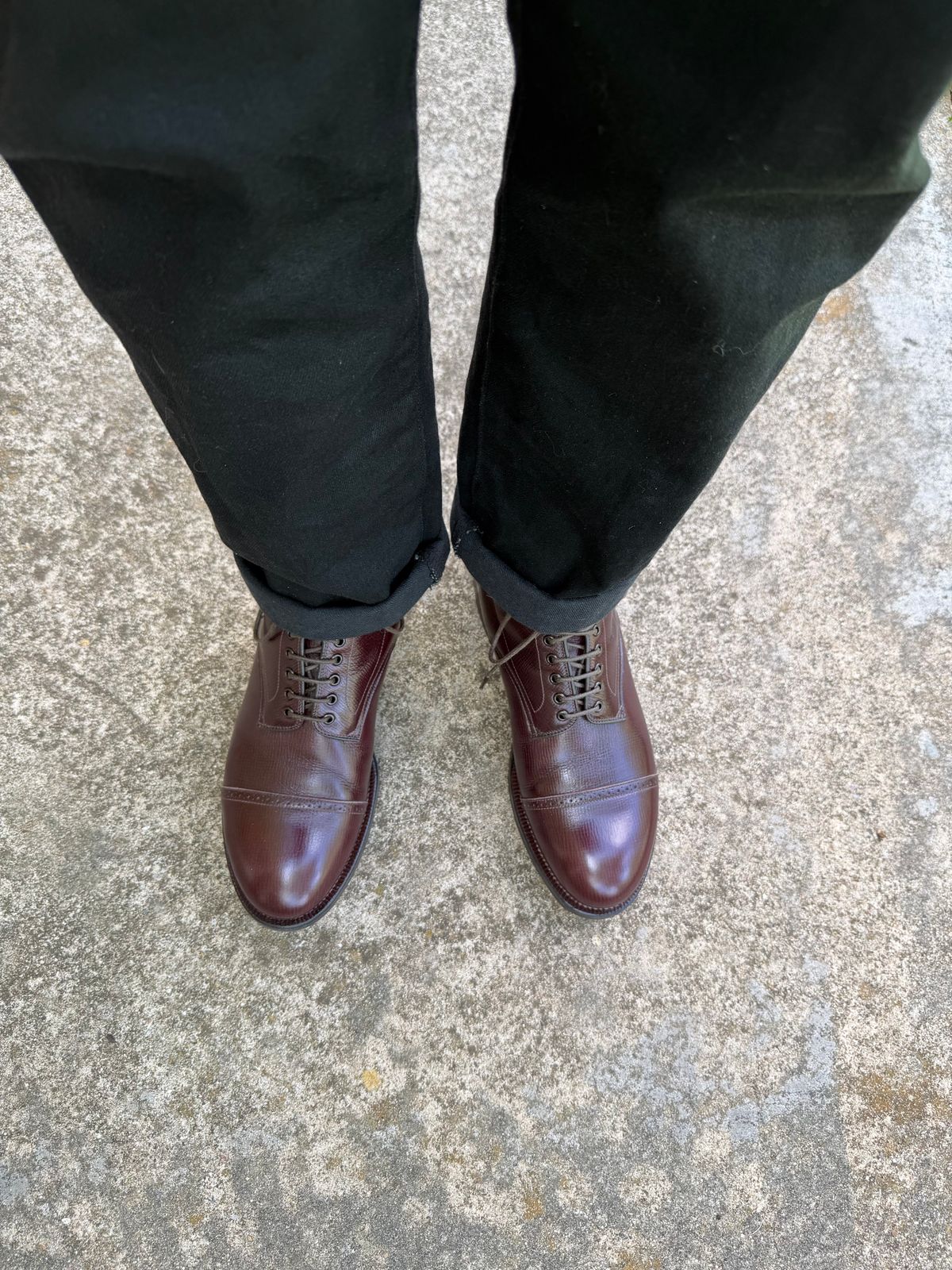 Photo by itsyaboisqueak on June 4, 2026 of the Viberg Navvy in Annonay Brandy Alcazar Calf.