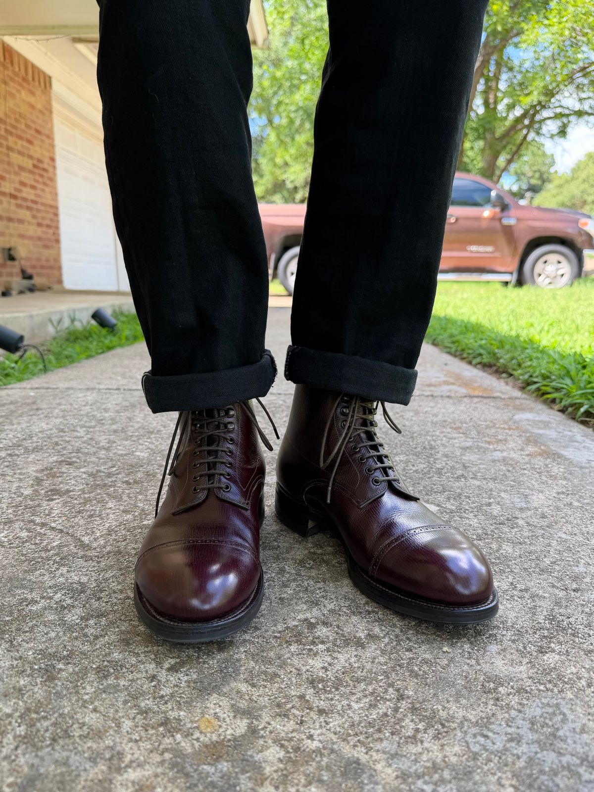 Photo by itsyaboisqueak on June 4, 2026 of the Viberg Navvy in Annonay Brandy Alcazar Calf.