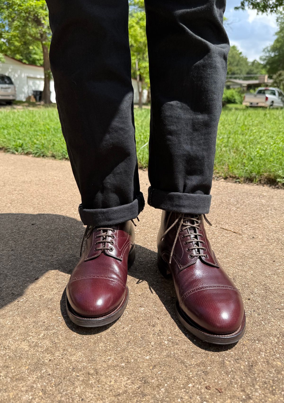 Photo by itsyaboisqueak on June 4, 2026 of the Viberg Navvy in Annonay Brandy Alcazar Calf.