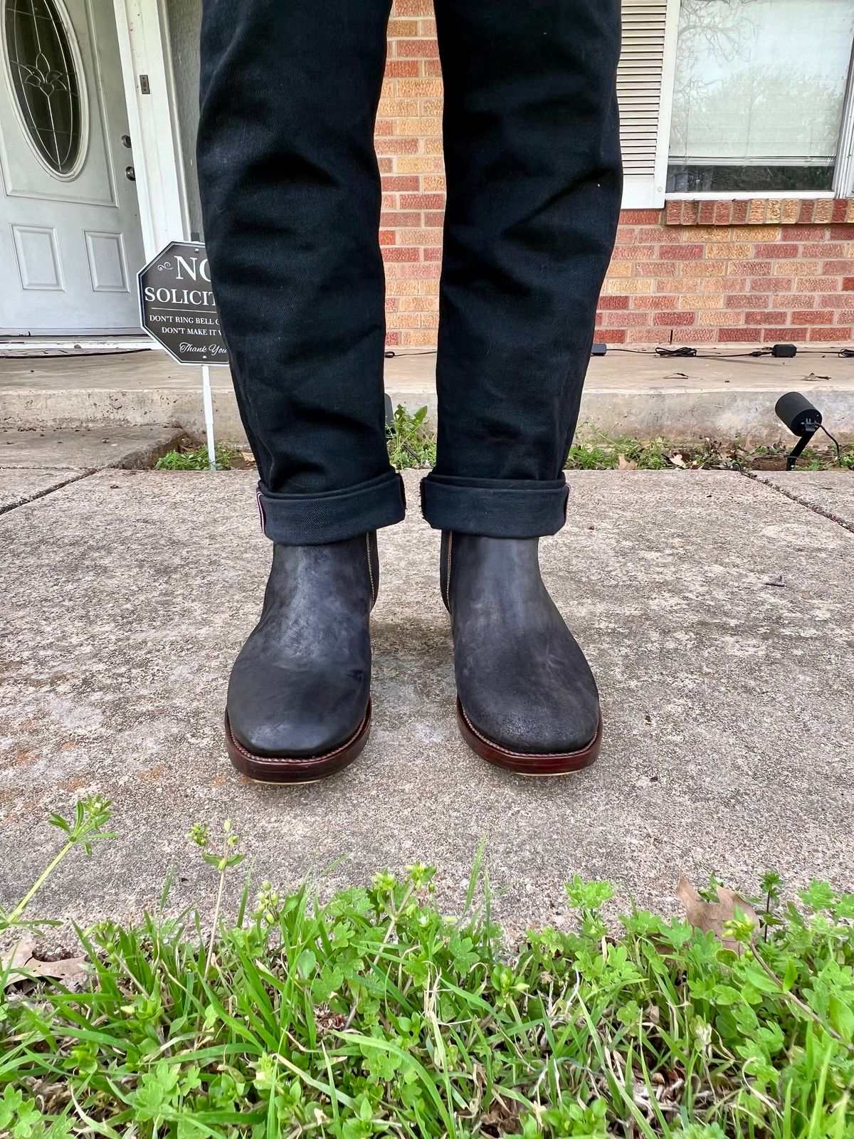 Photo by itsyaboisqueak on March 14, 2025 of the Fortis Boots Antasena in Maryam Andrea Reverse Overdye.