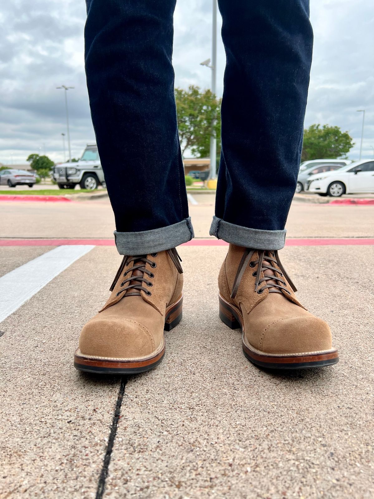 Photo by itsyaboisqueak on May 28, 2025 of the Viberg Service Boot BCT in Horween Marine Field Roughout.