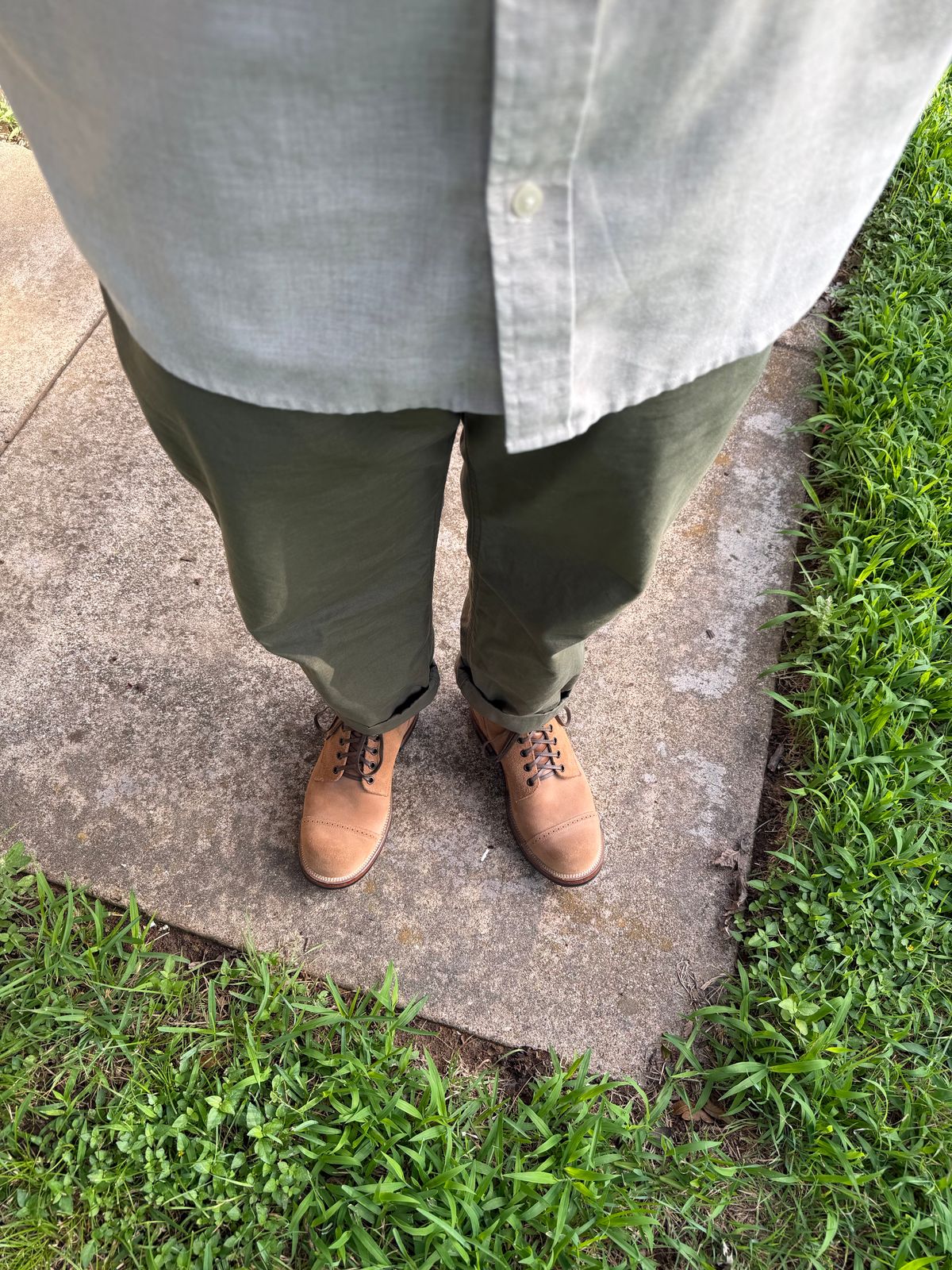 Photo by itsyaboisqueak on June 9, 2026 of the Viberg Service Boot BCT in Horween Marine Field Roughout.