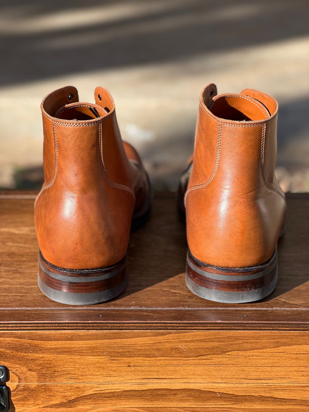 Photo by itsyaboisqueak on December 2, 2024 of the Viberg Service Boot in Conceria 800 Antique Oiled Vacchetta.