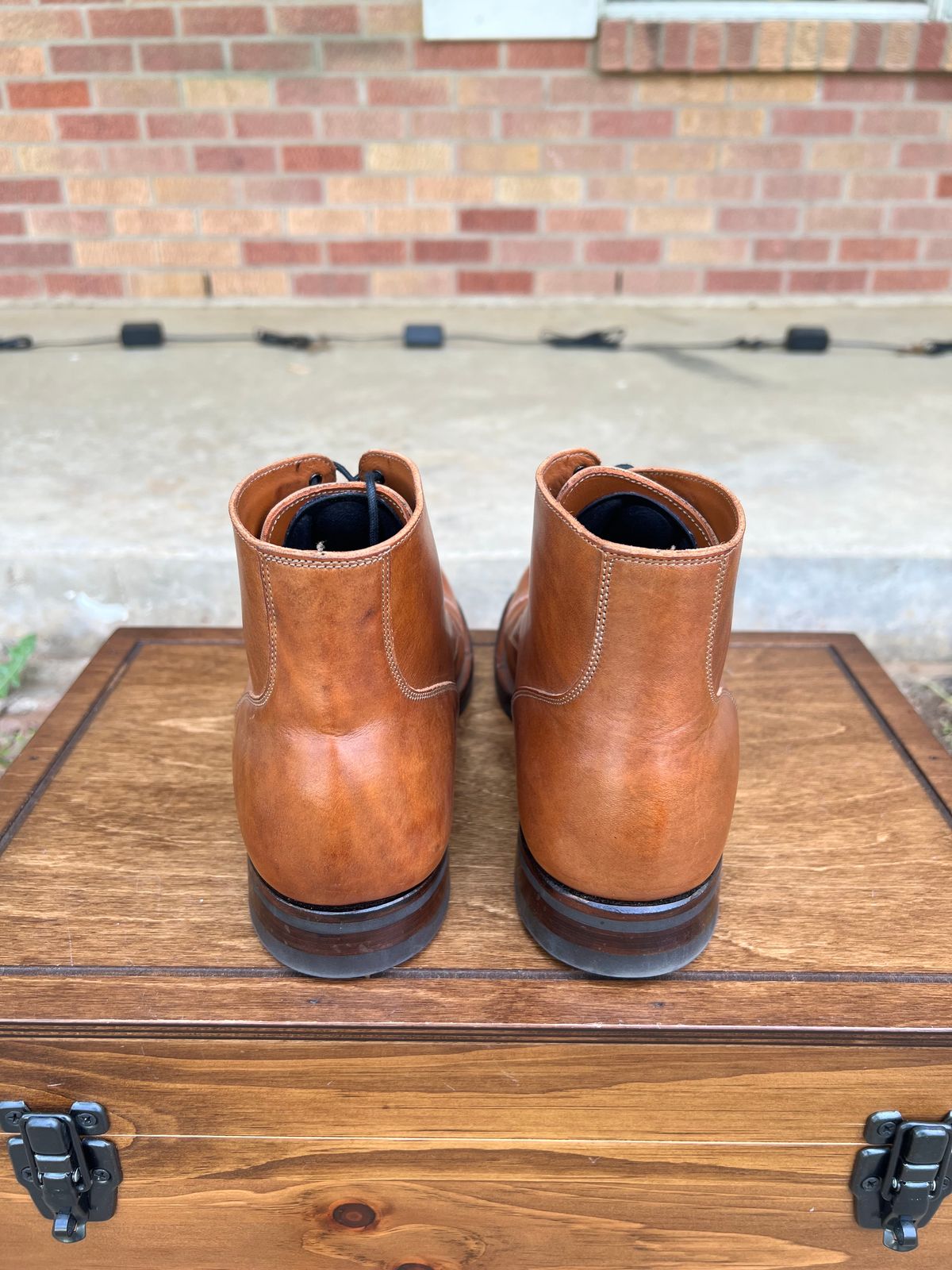 Photo by itsyaboisqueak on April 1, 2025 of the Viberg Service Boot in Conceria 800 Antique Oiled Vacchetta.