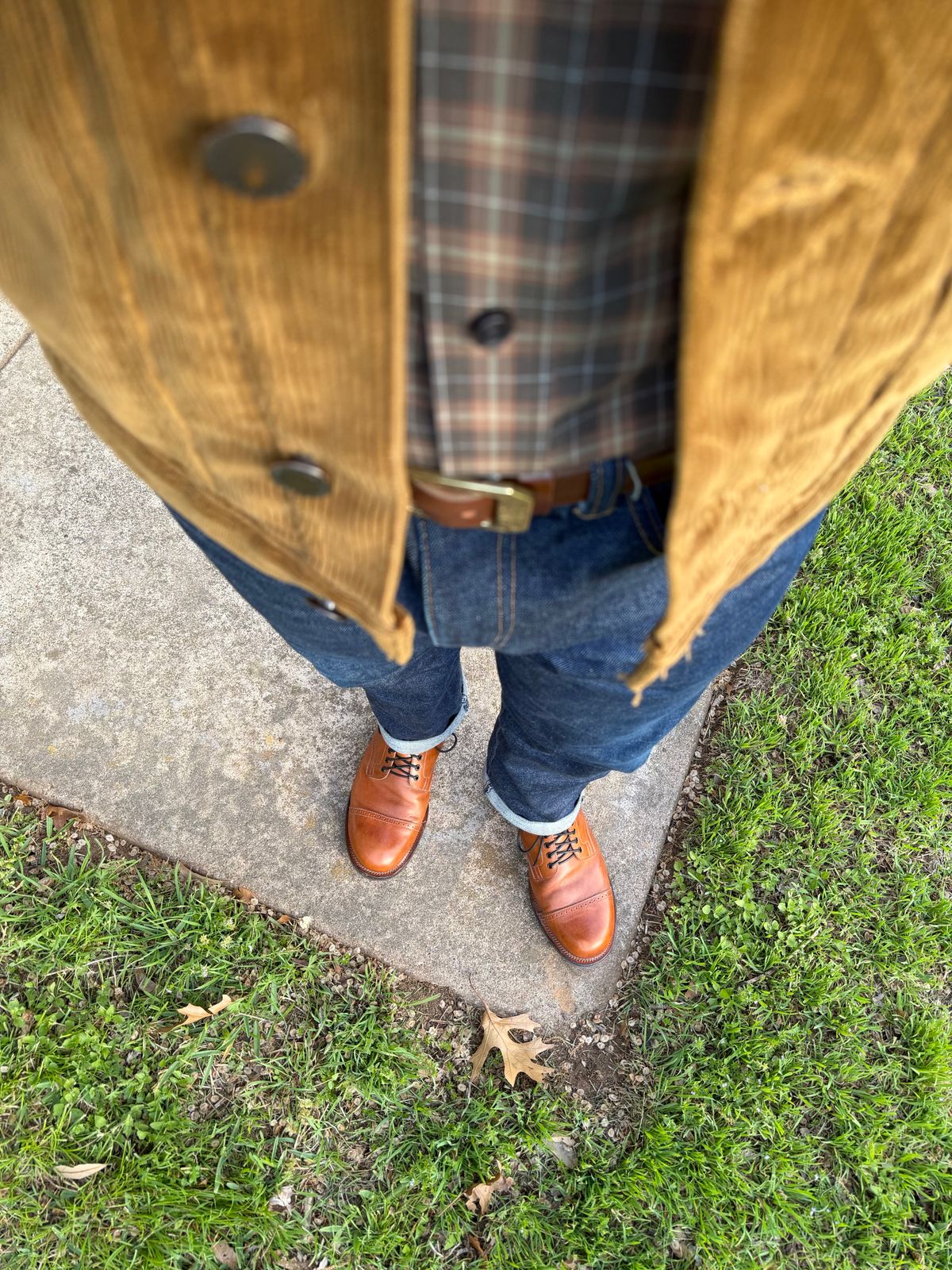 Photo by itsyaboisqueak on March 18, 2026 of the Viberg Service Boot in Conceria 800 Antique Oiled Vacchetta.
