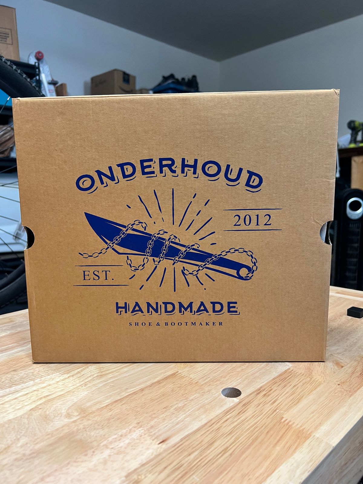 Photo by itsyaboisqueak on July 23, 2025 of the Onderhoud LCV01 Lineman Boot in Horween Natural Chromexcel.