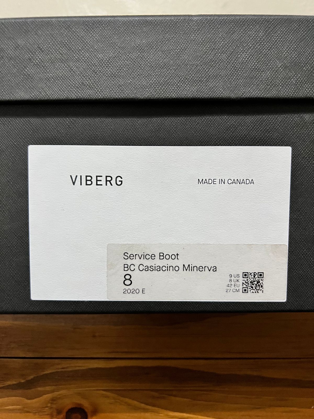 Photo by itsyaboisqueak on May 13, 2025 of the Viberg Service Boot in Badalassi Carlo Casiacino Minerva.