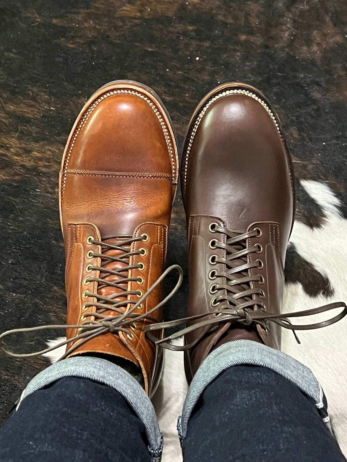 Photo by itsyaboisqueak on May 13, 2025 of the Viberg Service Boot in Badalassi Carlo Casiacino Minerva.