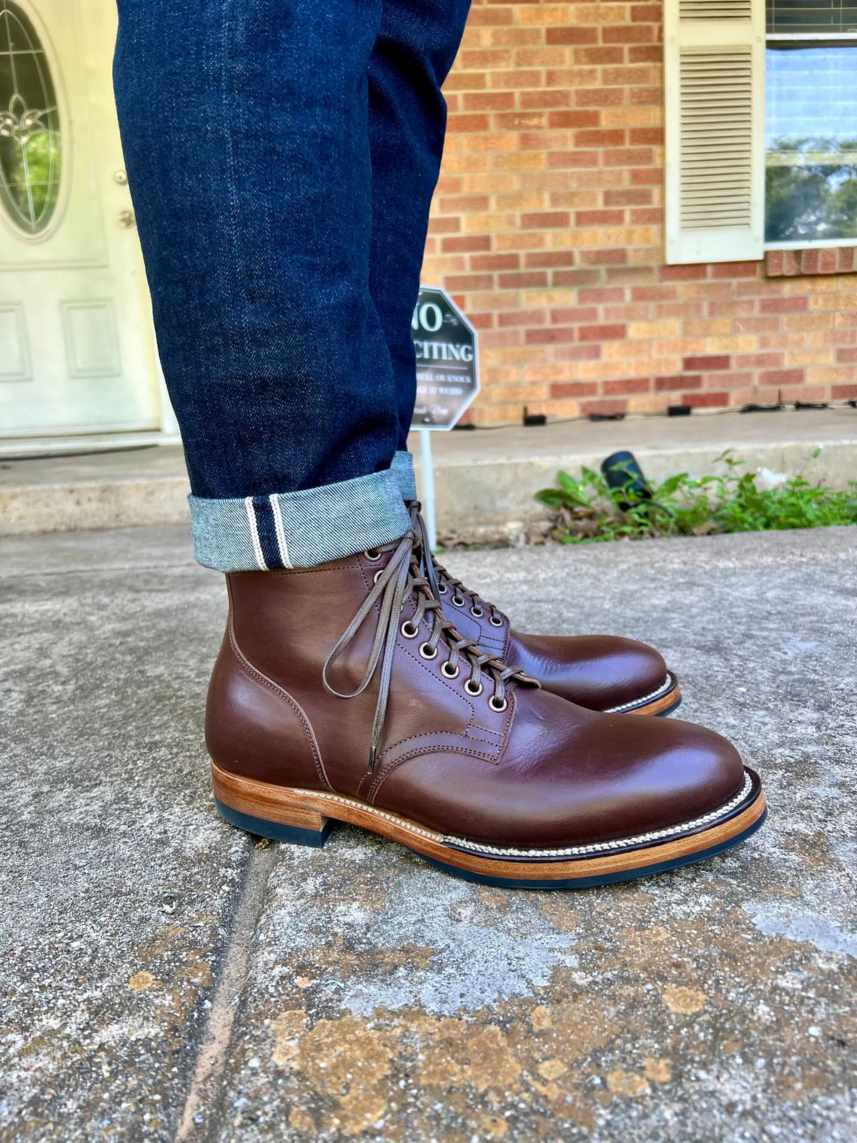 Photo by itsyaboisqueak on May 13, 2025 of the Viberg Service Boot in Badalassi Carlo Casiacino Minerva.
