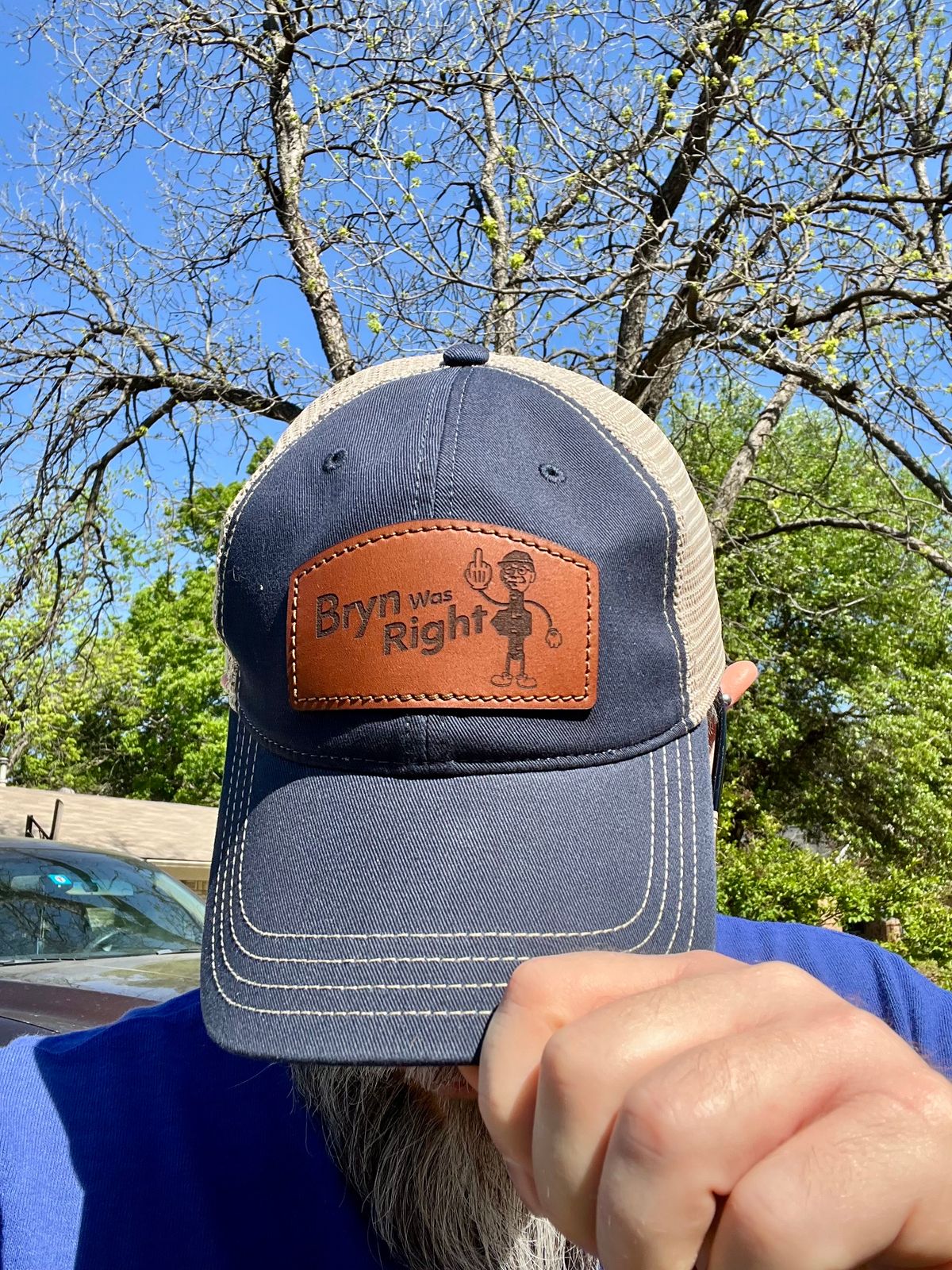 Photo by itsyaboisqueak on April 13, 2025 of the Viberg Bryn Was Right Hat in Basic Brown Junk Leather & Cheap Fabric.