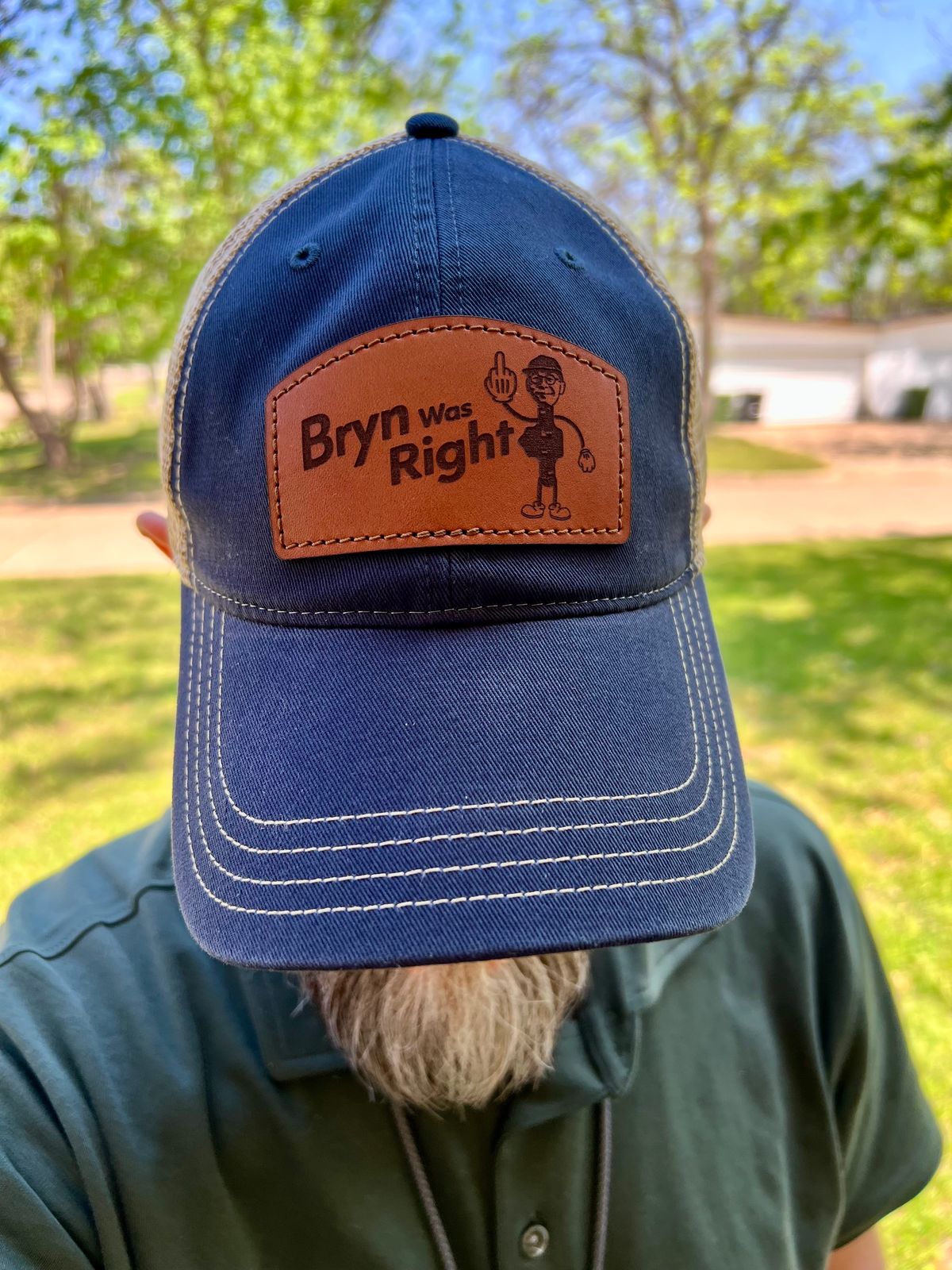 Photo by itsyaboisqueak on March 31, 2025 of the Viberg Bryn Was Right Hat in Basic Brown Junk Leather & Cheap Fabric.
