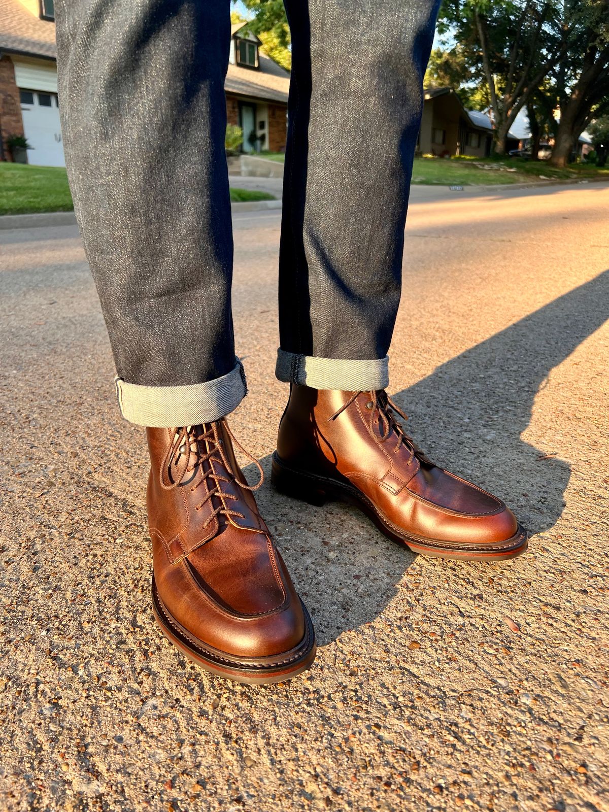 Photo by itsyaboisqueak on September 12, 2025 of the Crockett & Jones Donegal 2 in Chocolate Hurricane Hide.