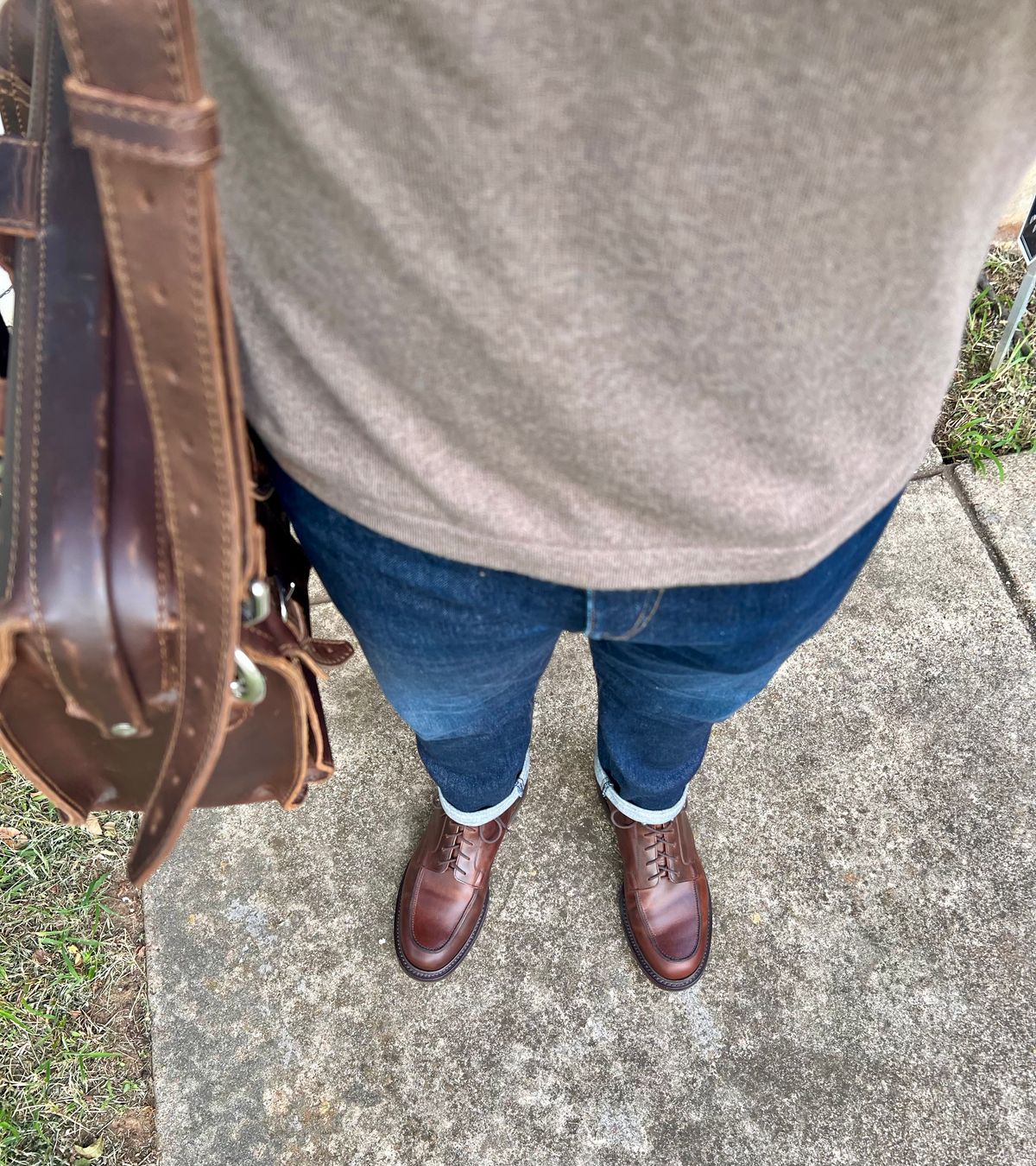 Photo by itsyaboisqueak on September 16, 2025 of the Crockett & Jones Donegal 2 in Chocolate Hurricane Hide.