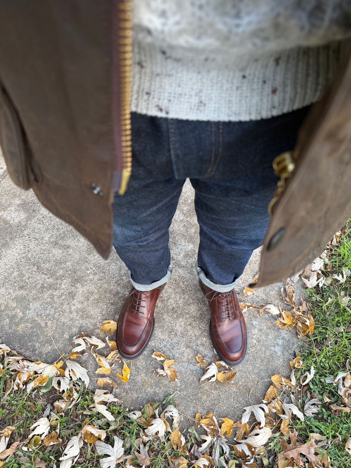 Photo by itsyaboisqueak on December 16, 2025 of the Crockett & Jones Donegal 2 in Chocolate Hurricane Hide.