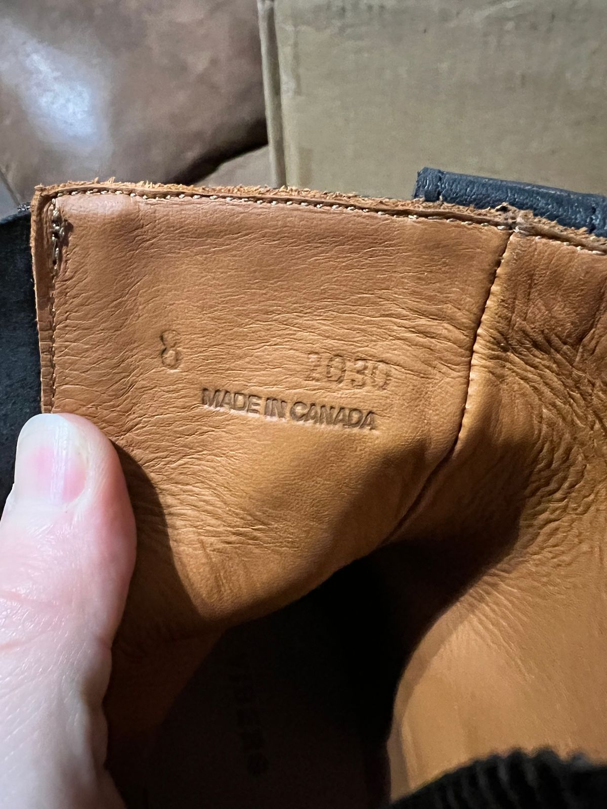 Photo by itsyaboisqueak on January 19, 2024 of the Viberg Side Zip in Maryam Nero Washed Kangaroo.