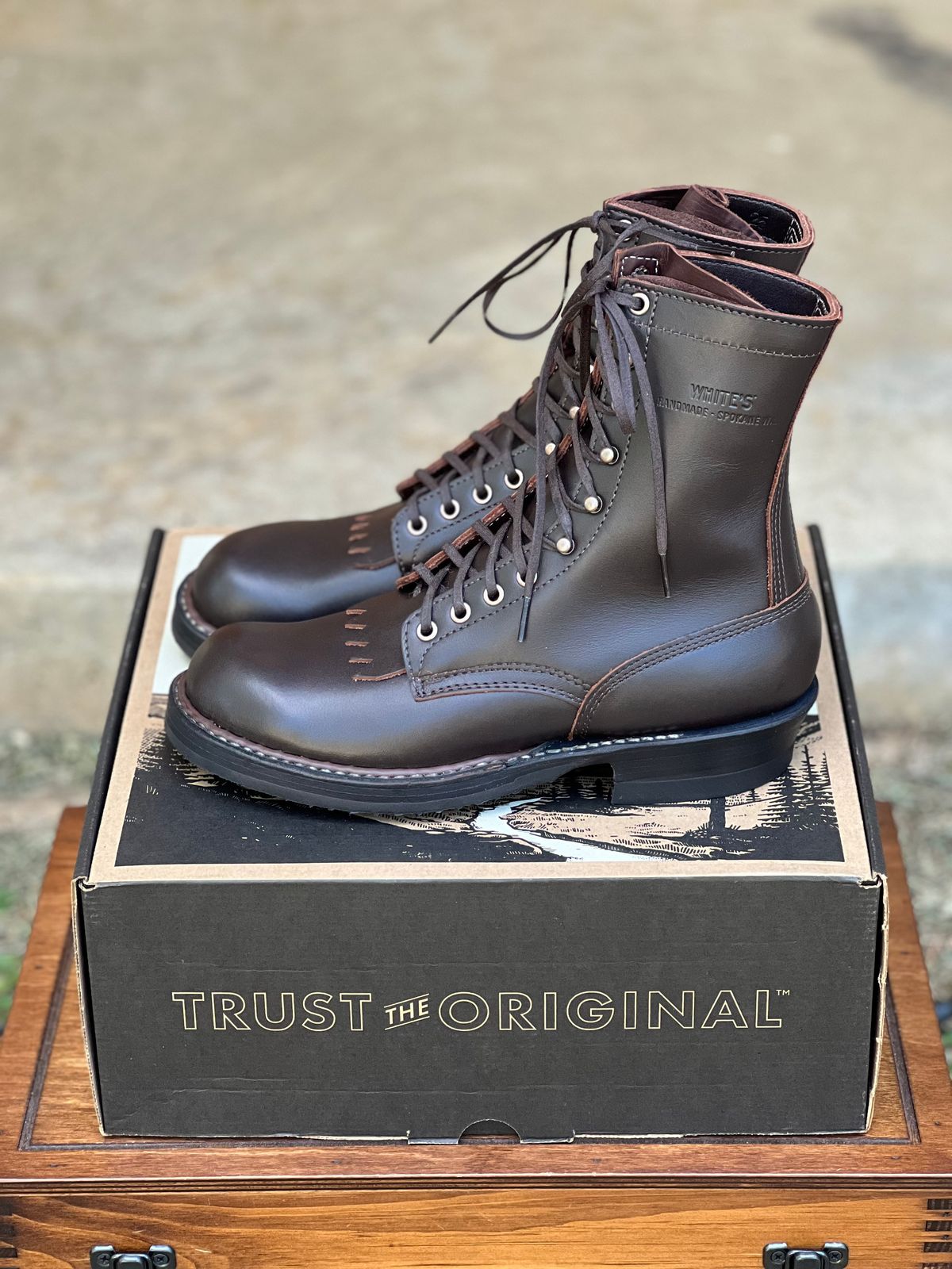 Photo by itsyaboisqueak on September 15, 2025 of the White's Bounty Hunter in Seidel Elk Tan.