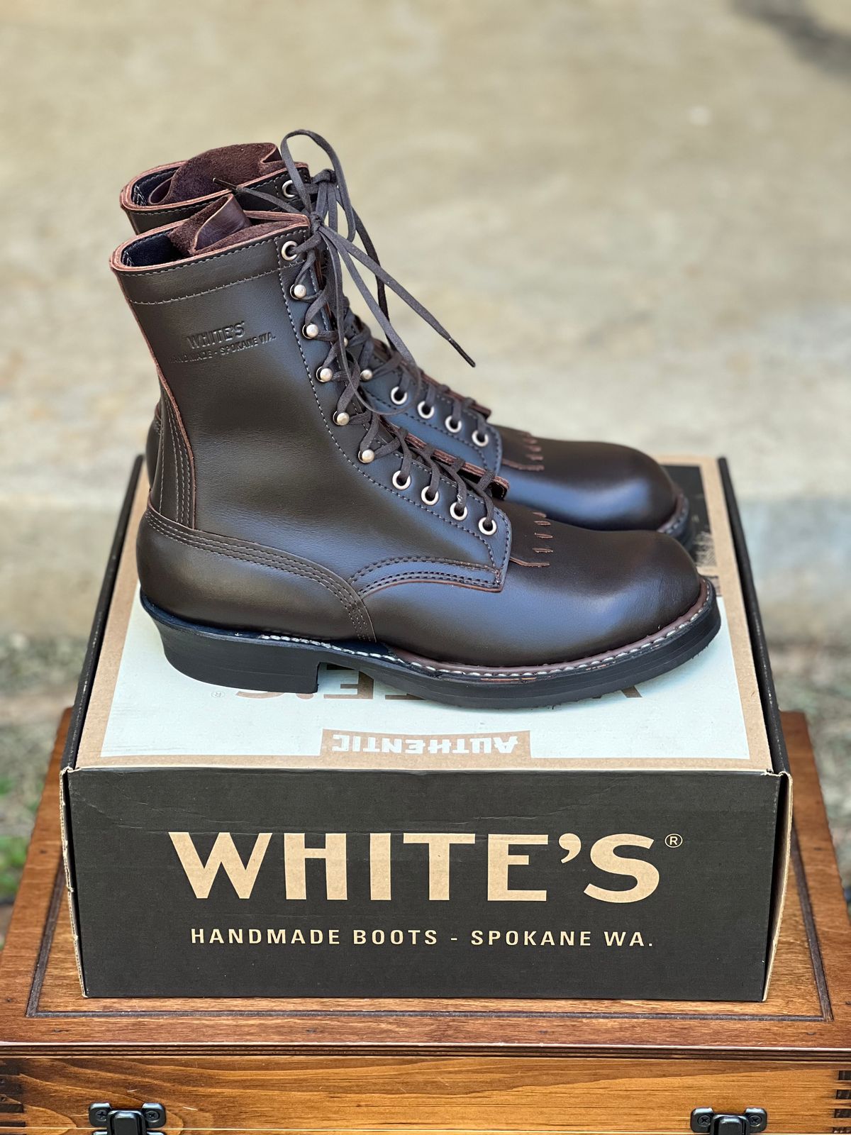 Photo by itsyaboisqueak on September 15, 2025 of the White's Bounty Hunter in Seidel Elk Tan.