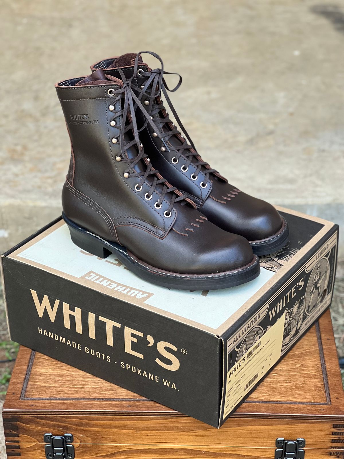 Photo by itsyaboisqueak on September 15, 2025 of the White's Bounty Hunter in Seidel Elk Tan.