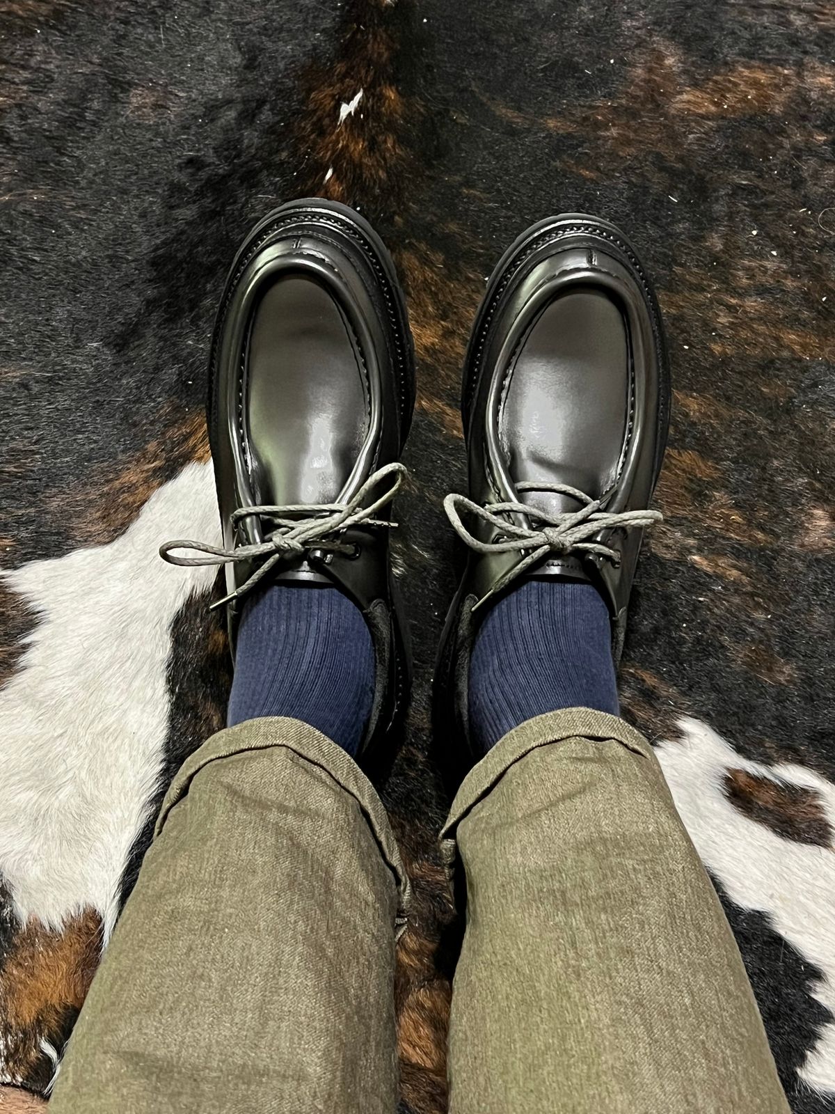 Photo by itsyaboisqueak on June 6, 2025 of the Regal Shoe & Co Haven x REGAL Shoe & Co. Tyrolean Low in ‘Clay’ Cowhide.