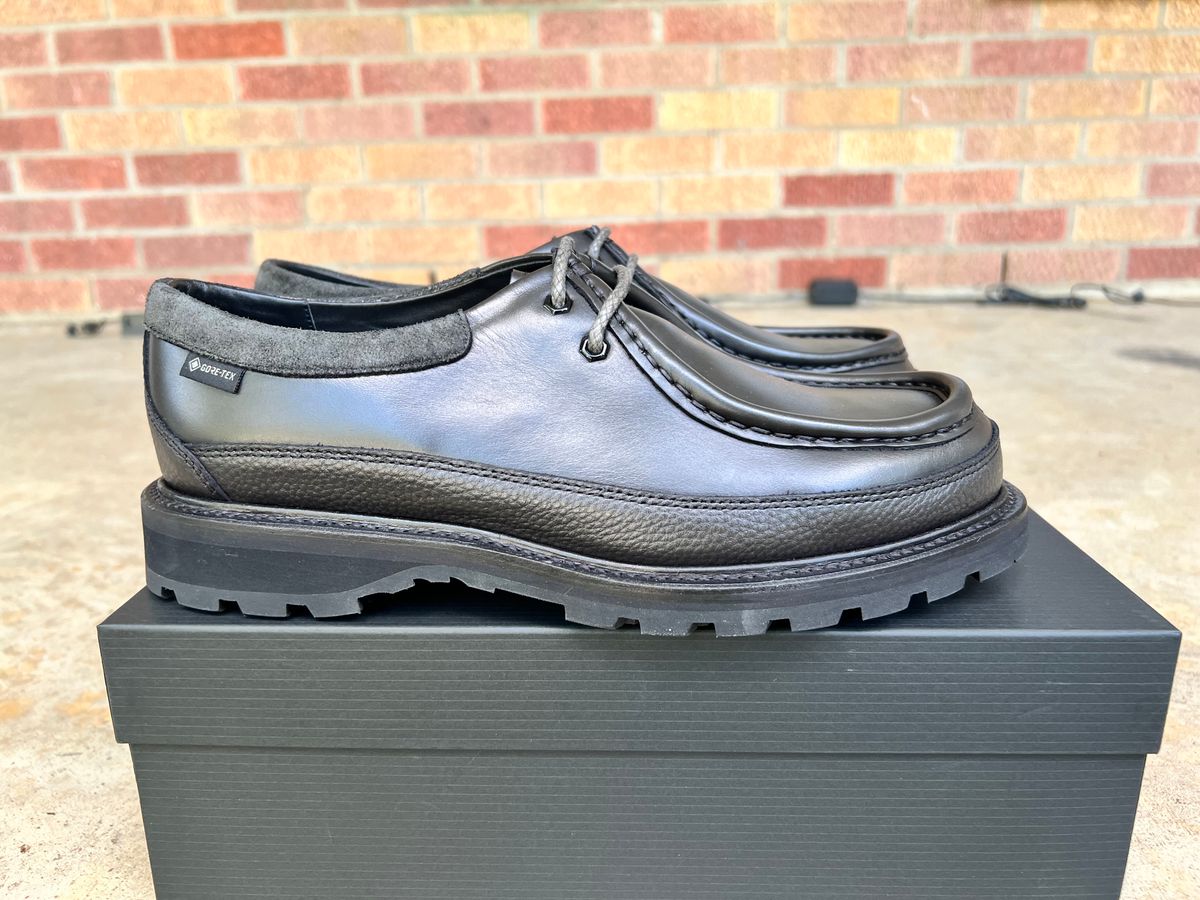 Photo by itsyaboisqueak on June 6, 2025 of the Regal Shoe & Co Haven x REGAL Shoe & Co. Tyrolean Low in ‘Clay’ Cowhide.