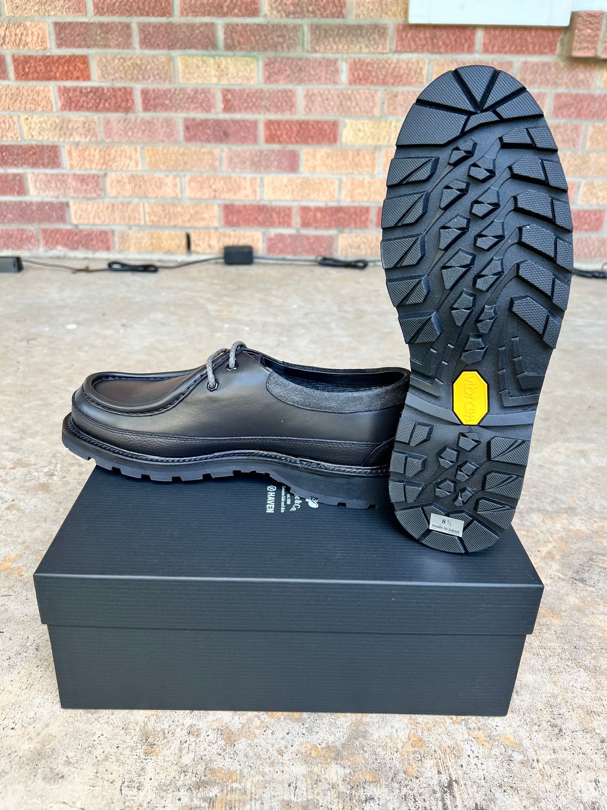 Photo by itsyaboisqueak on June 6, 2025 of the Regal Shoe & Co Haven x REGAL Shoe & Co. Tyrolean Low in ‘Clay’ Cowhide.