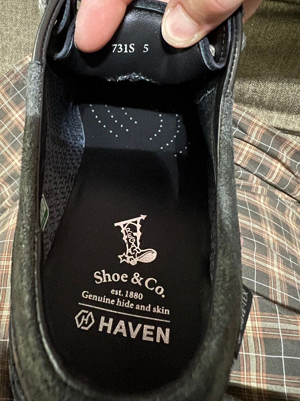 Photo by itsyaboisqueak on June 6, 2025 of the Regal Shoe & Co Haven x REGAL Shoe & Co. Tyrolean Low in ‘Clay’ Cowhide.