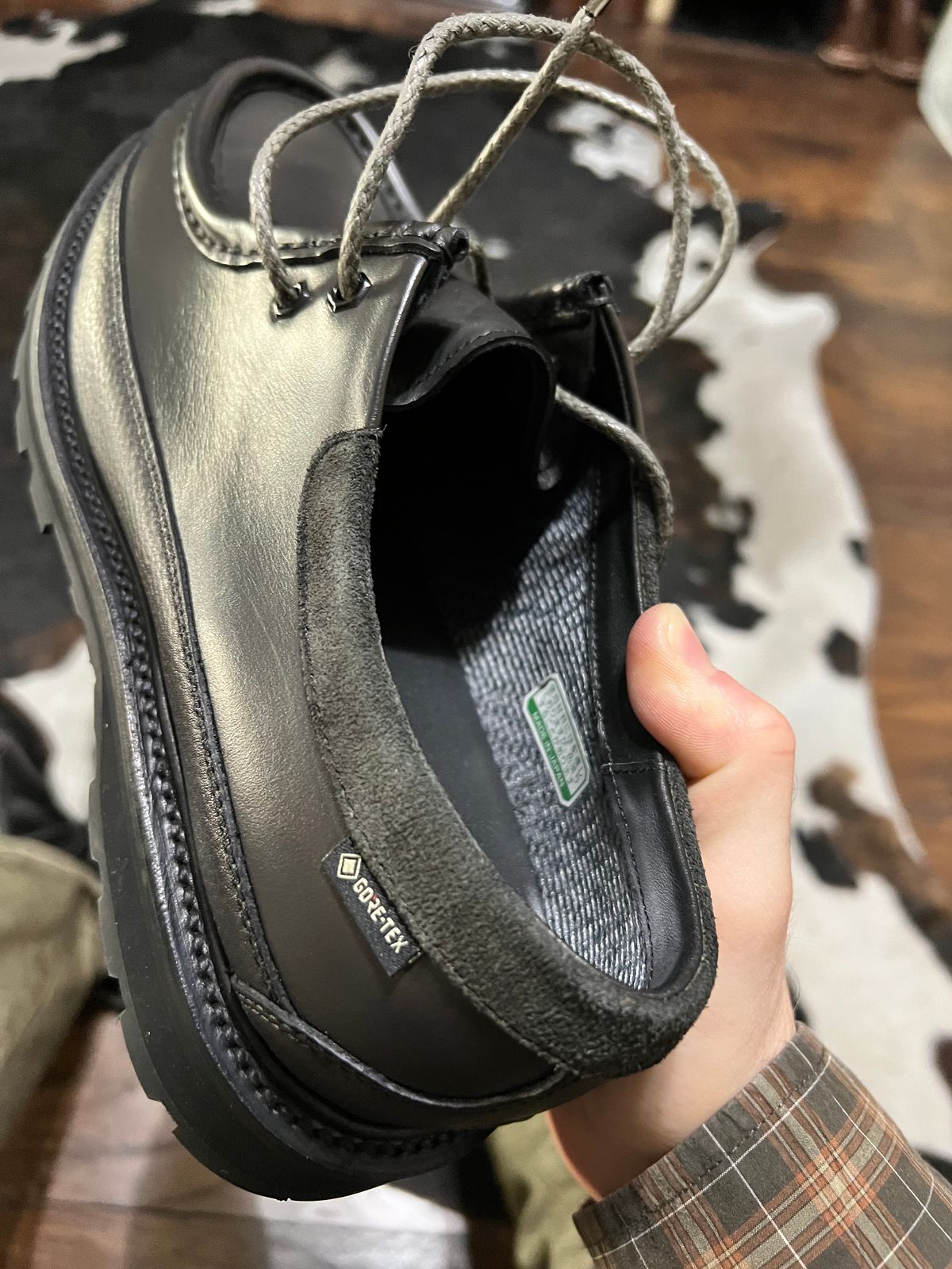Photo by itsyaboisqueak on June 6, 2025 of the Regal Shoe & Co Haven x REGAL Shoe & Co. Tyrolean Low in ‘Clay’ Cowhide.