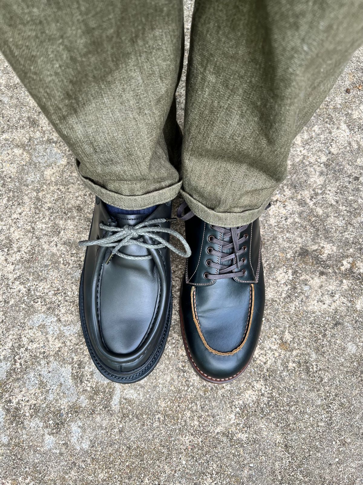 Photo by itsyaboisqueak on June 6, 2025 of the Regal Shoe & Co Haven x REGAL Shoe & Co. Tyrolean Low in ‘Clay’ Cowhide.