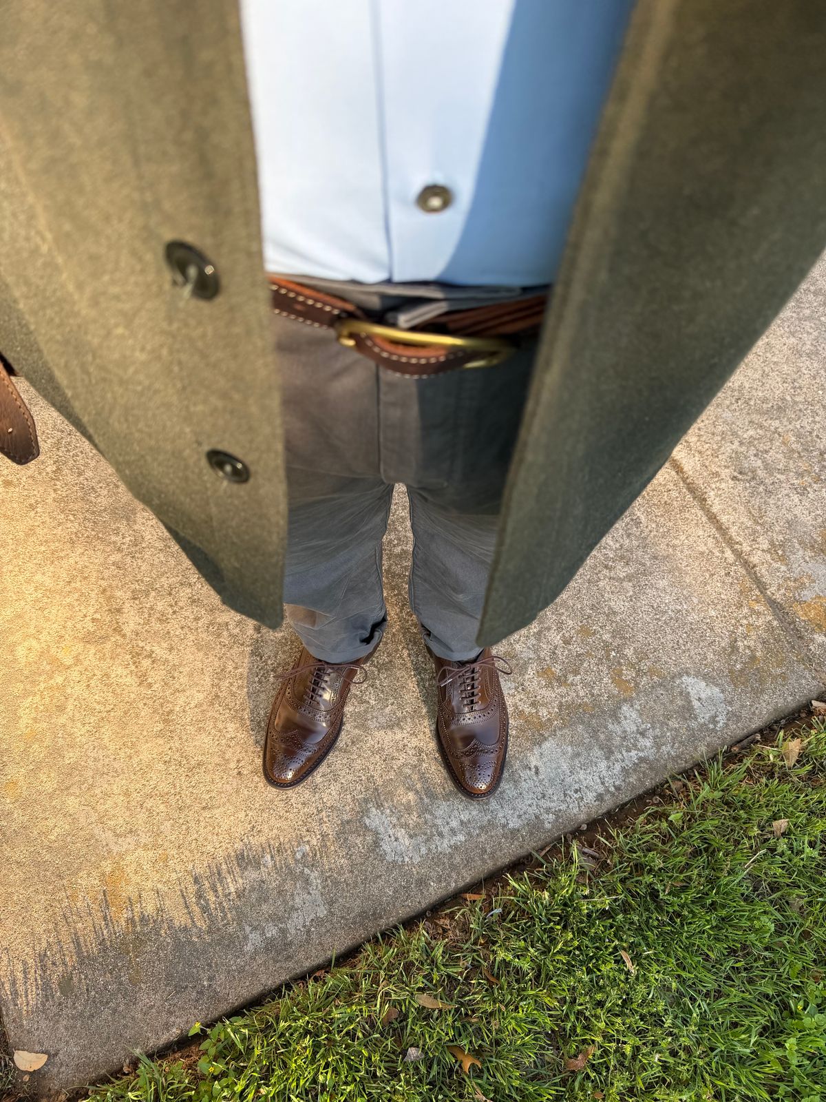 Photo by itsyaboisqueak on April 6, 2026 of the Allen Edmonds Cambridge in Horween Brown Shell Cordovan.